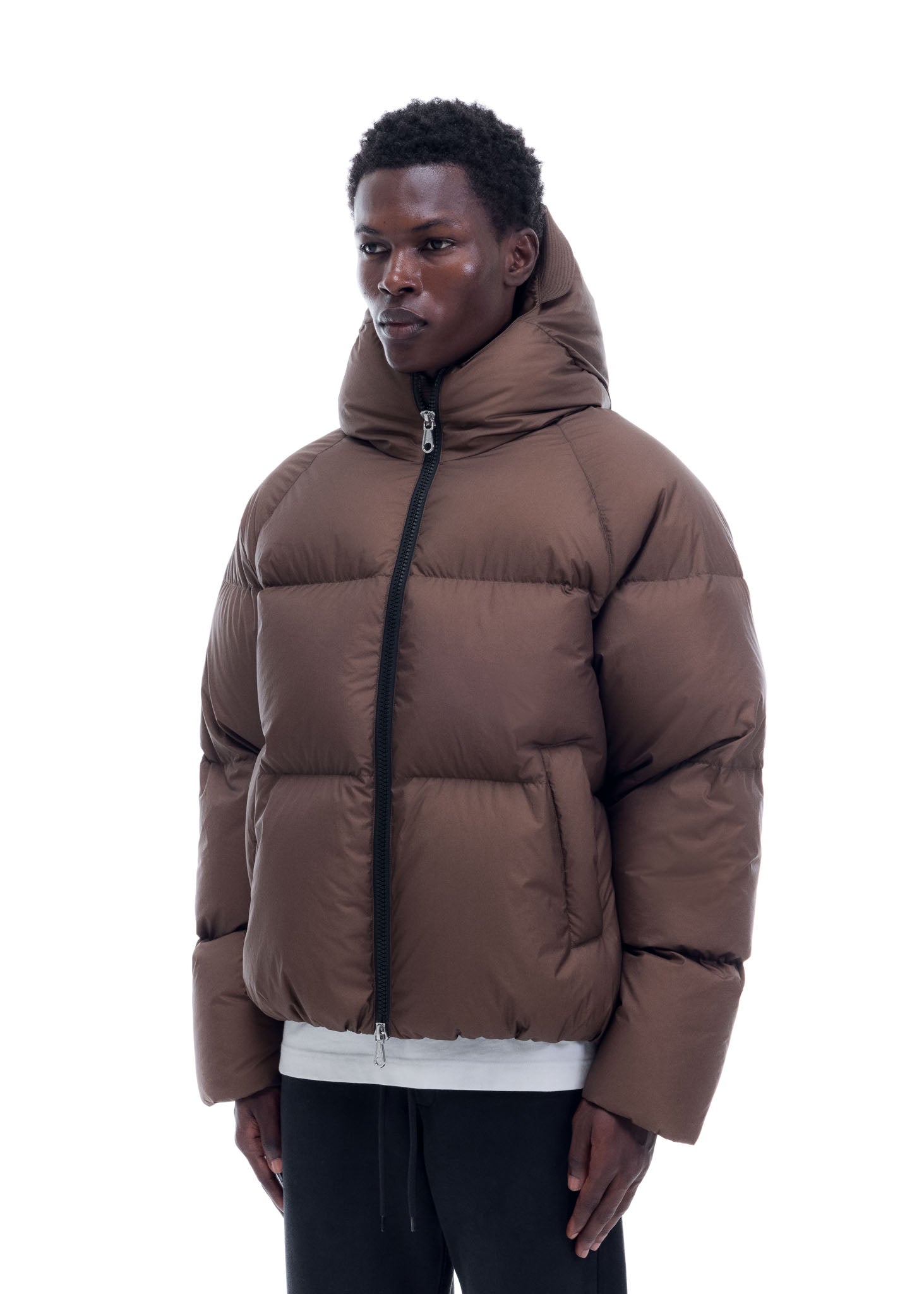 HOODED DOWN JACKET