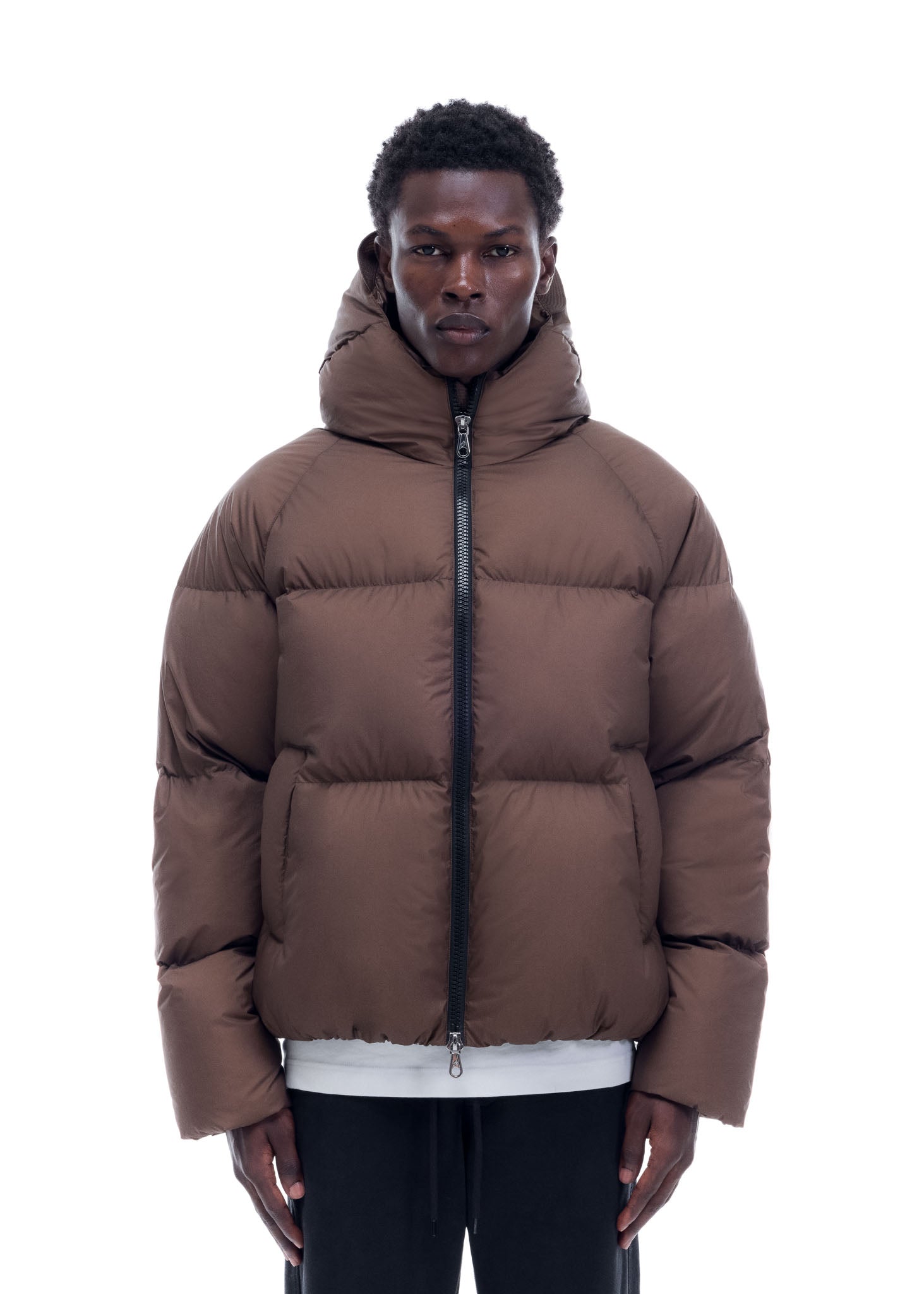 HOODED DOWN JACKET