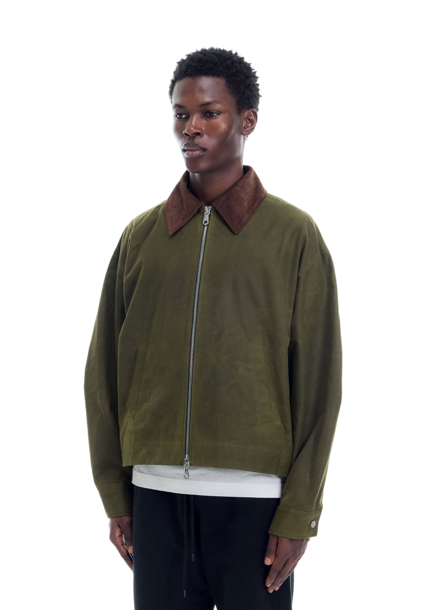 DRY WAX COTTON OVERSHIRT