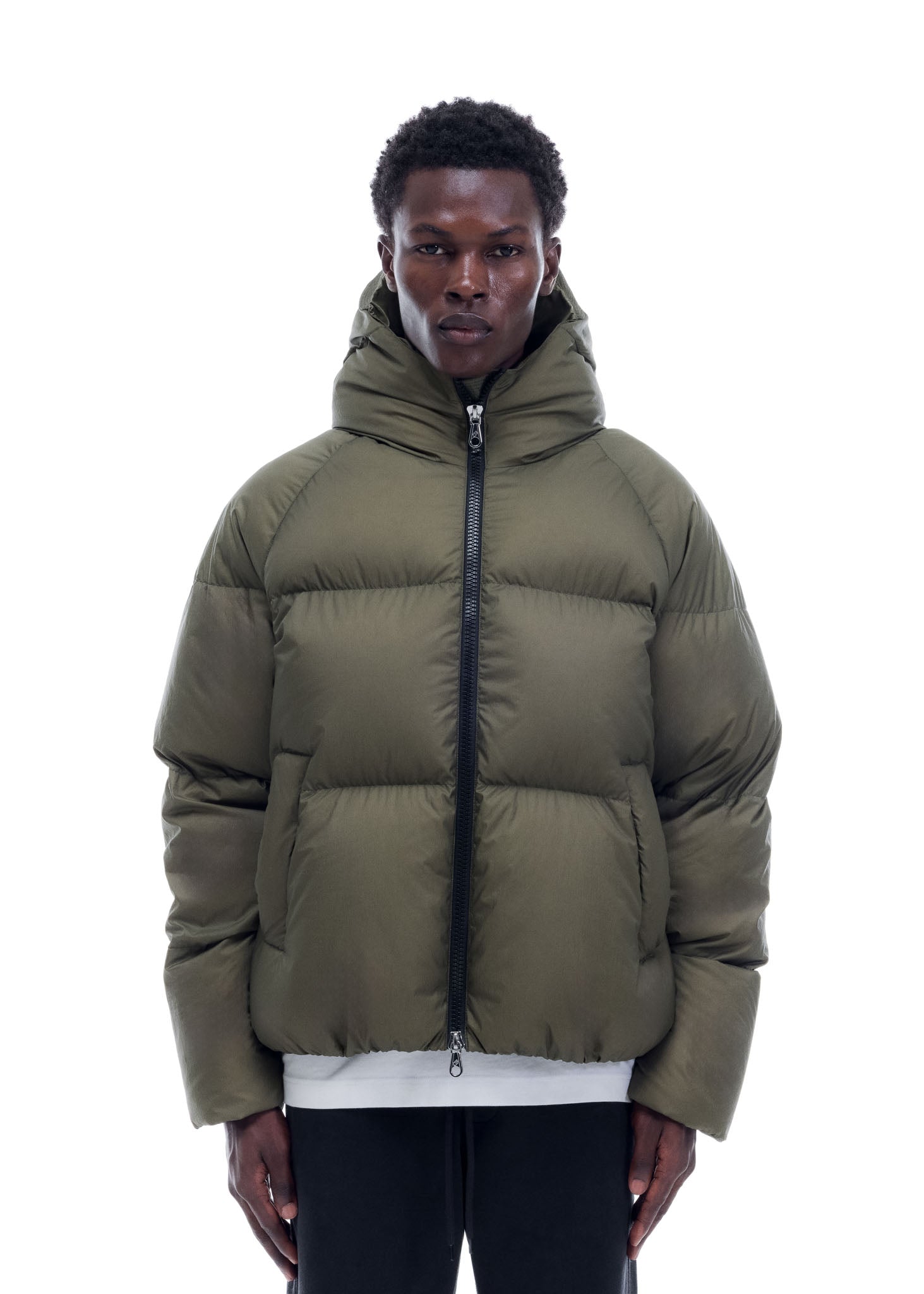 HOODED DOWN JACKET