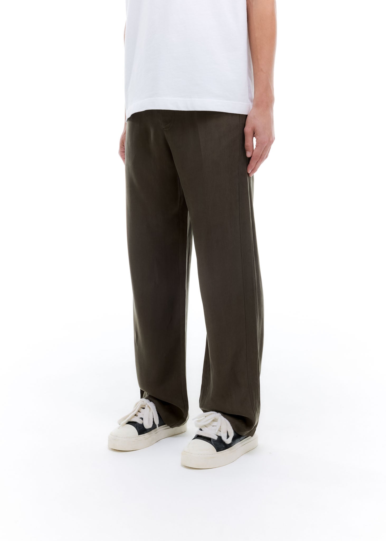TWILL SIDE STRIPE PANTS