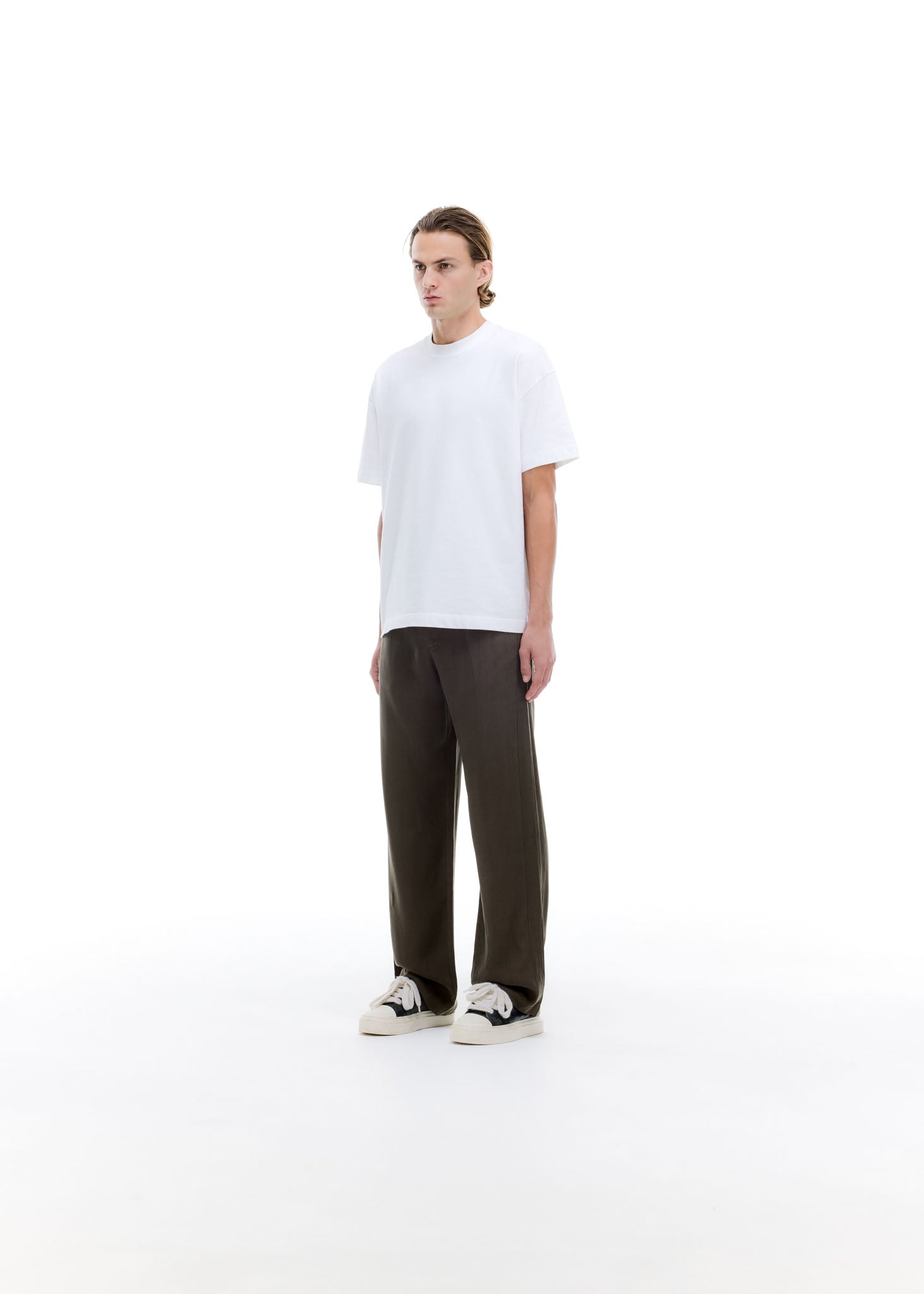 TWILL SIDE STRIPE PANTS