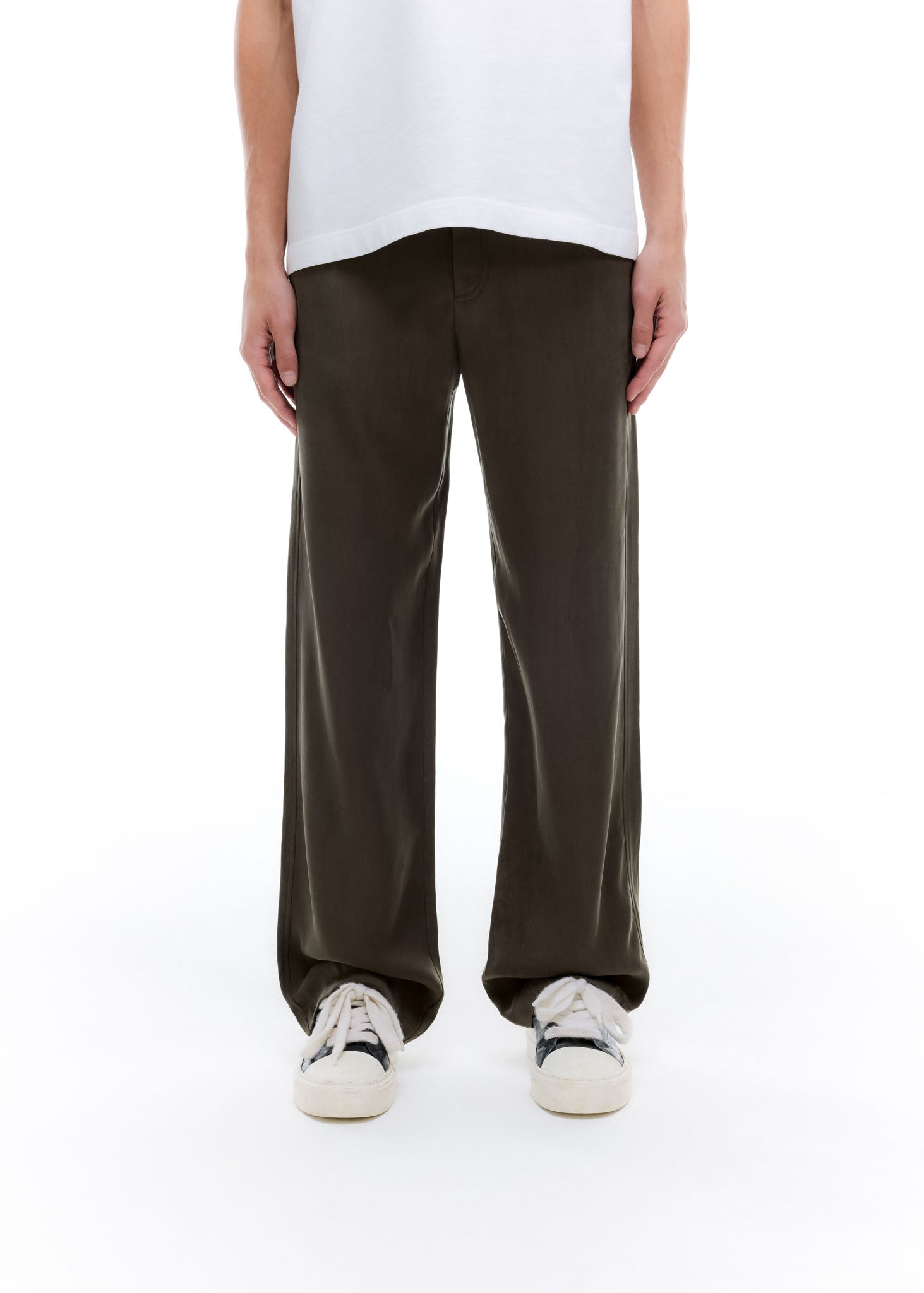 TWILL SIDE STRIPE PANTS