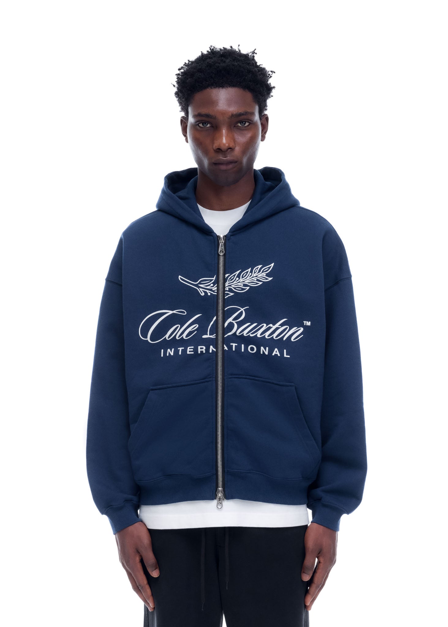 INTERNATIONAL ZIPPED HOODIE