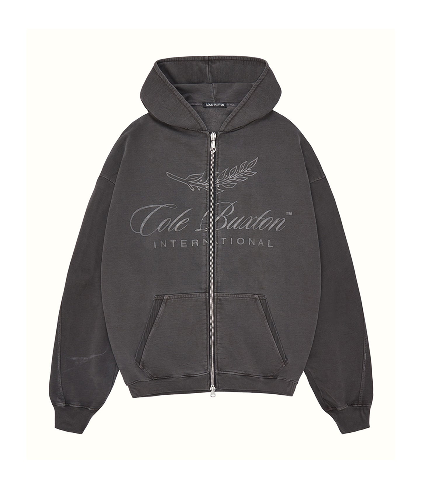INTERNATIONAL ZIPPED HOODIE