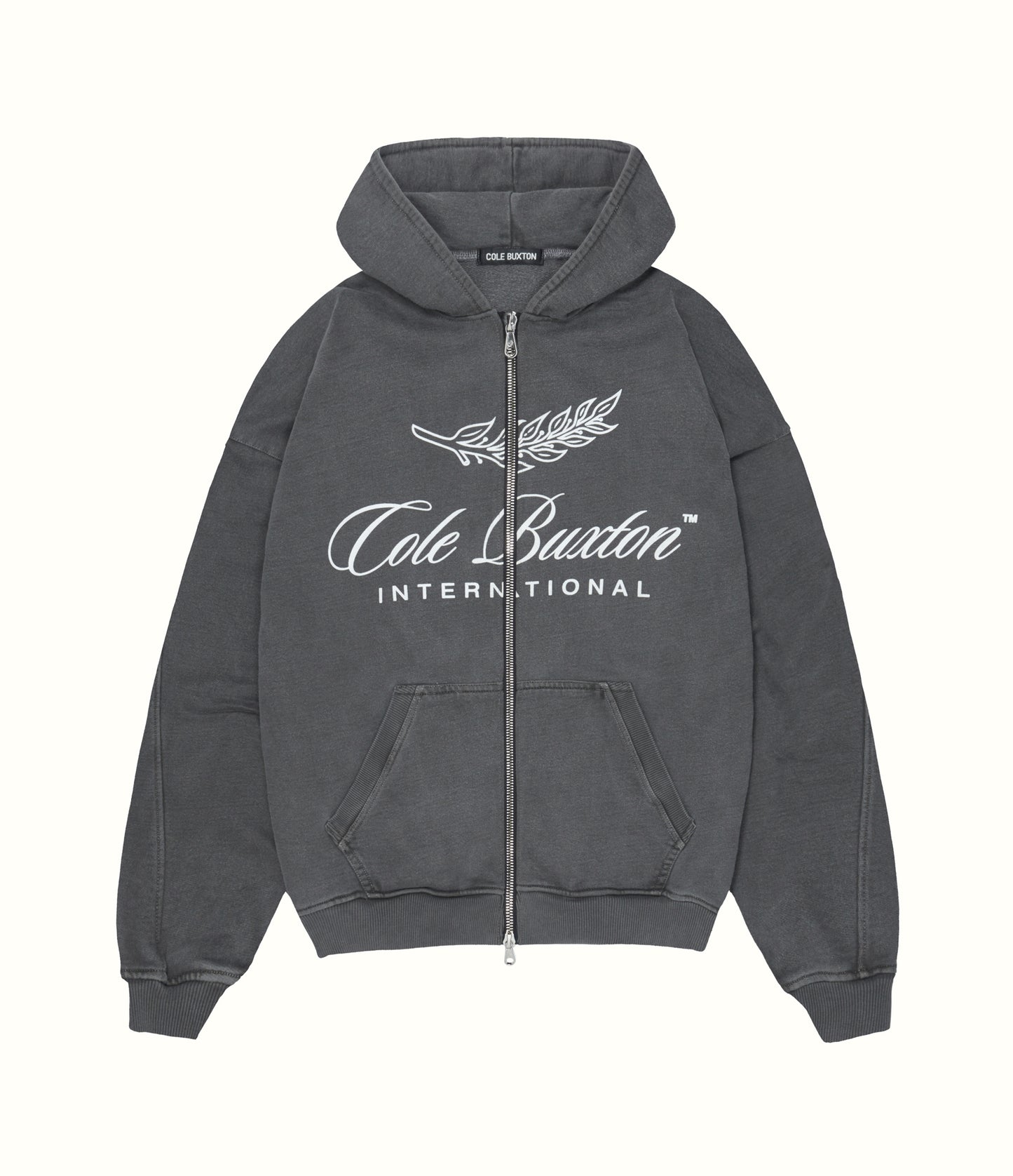 INTERNATIONAL ZIPPED HOODIE