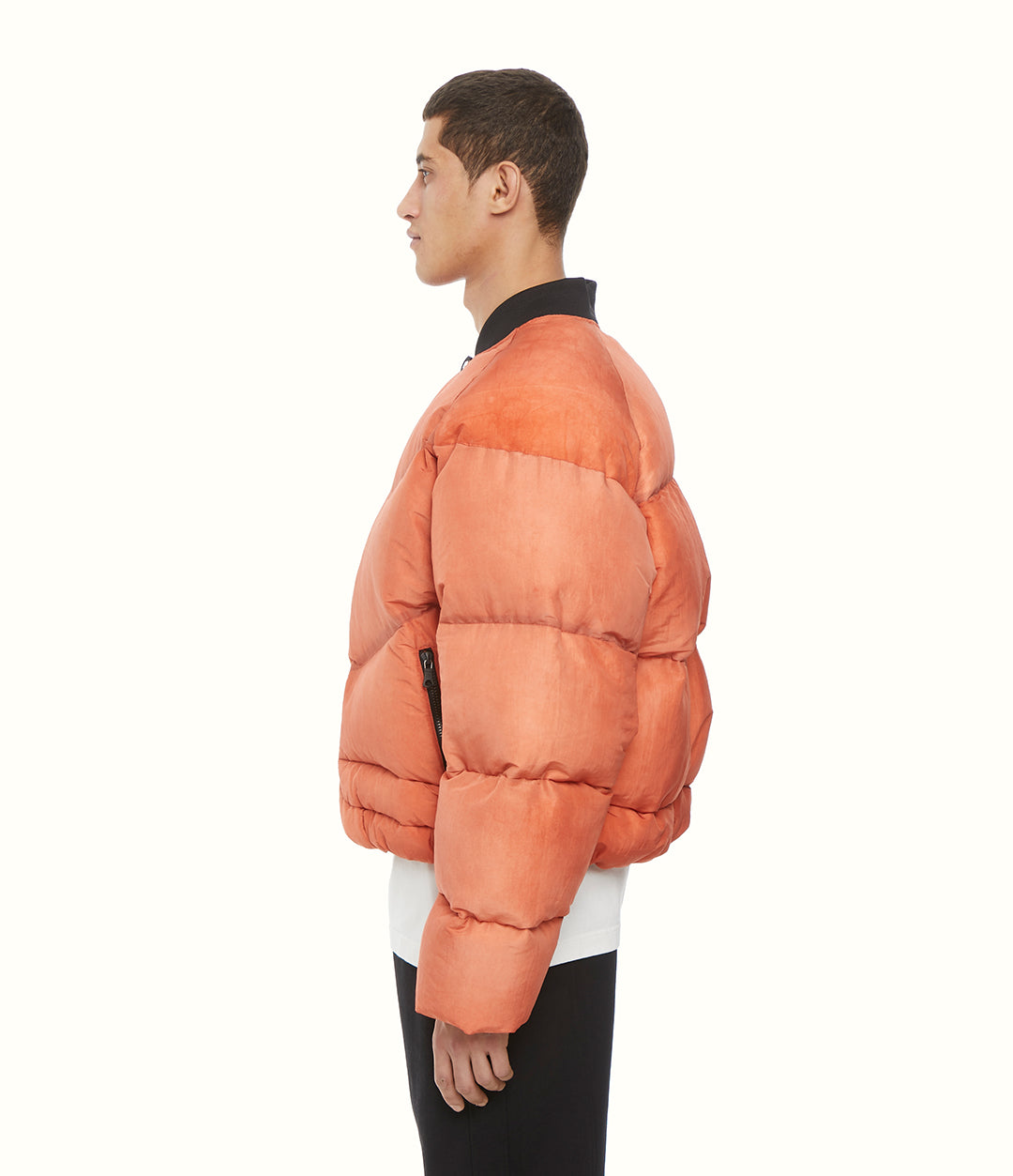 SILK DOWN INSULATED BOMBER