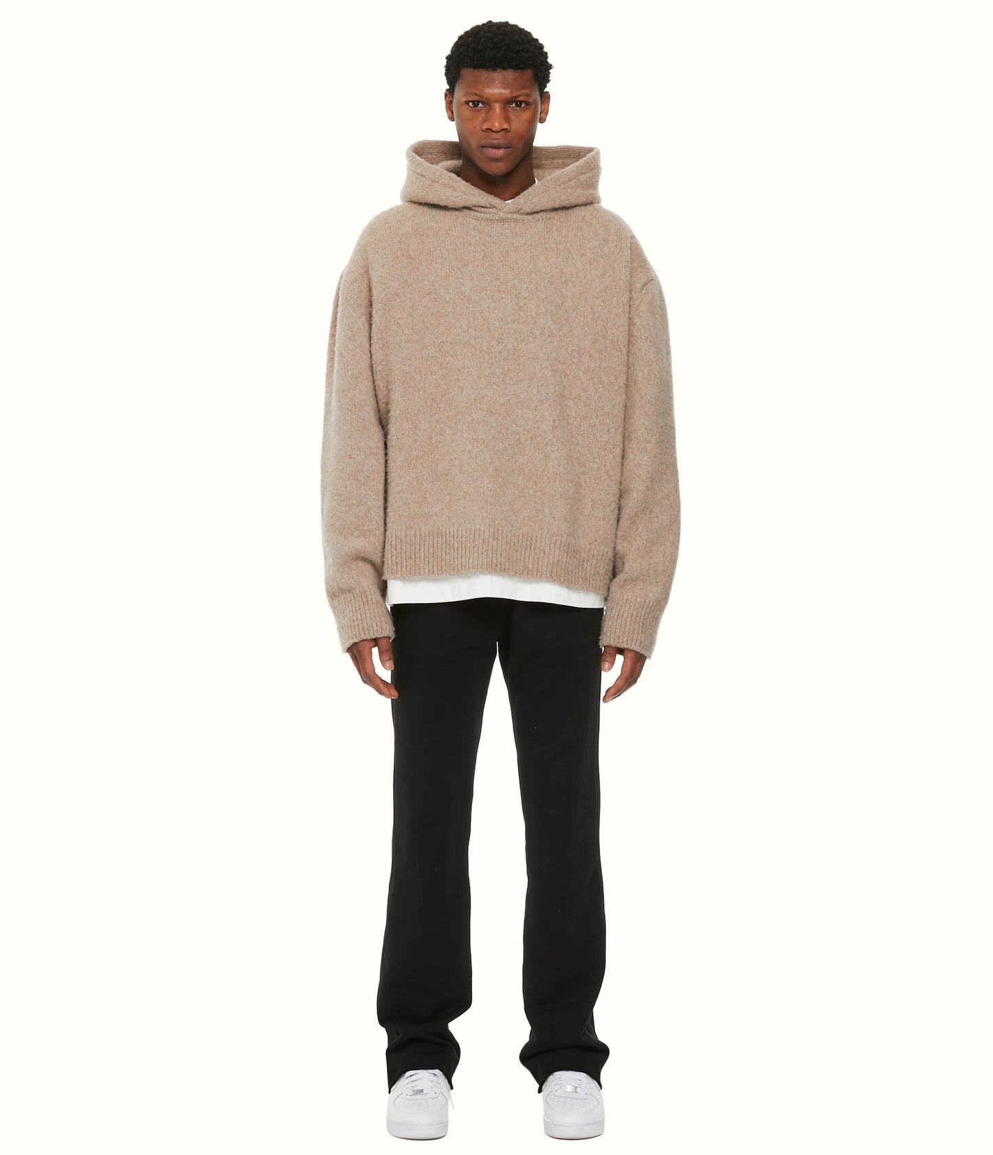 KNIT HOODIE