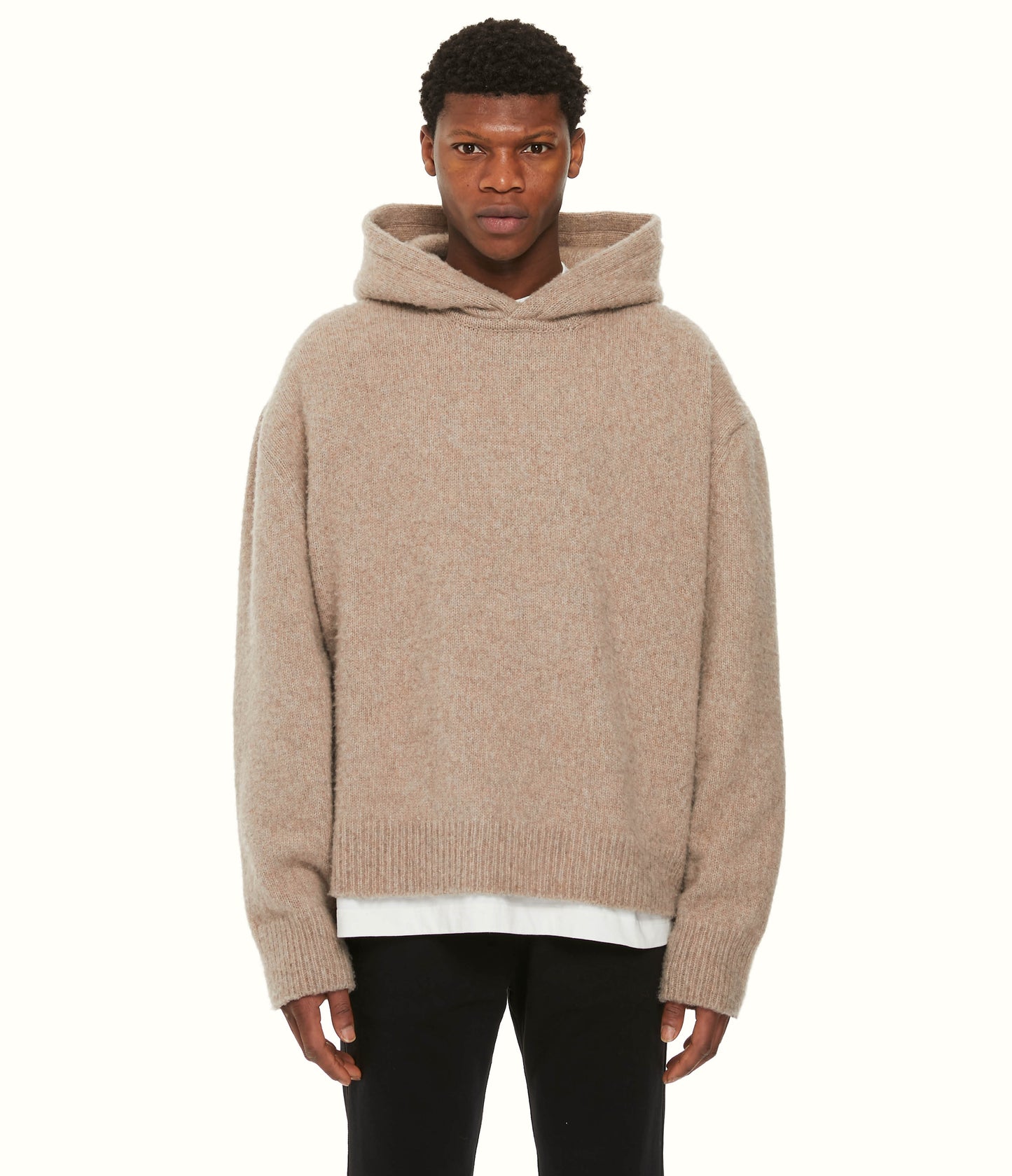 KNIT HOODIE