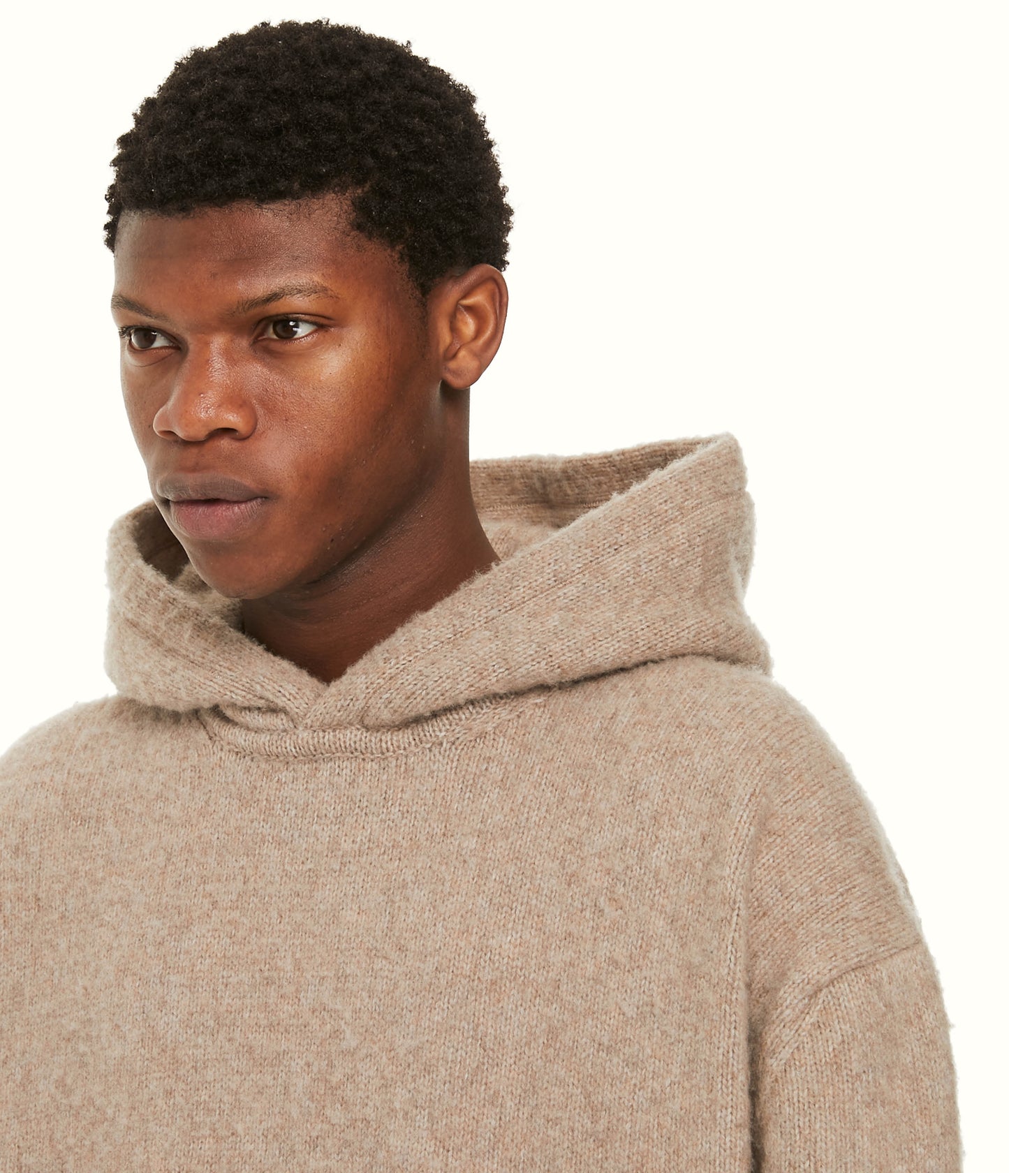 KNIT HOODIE