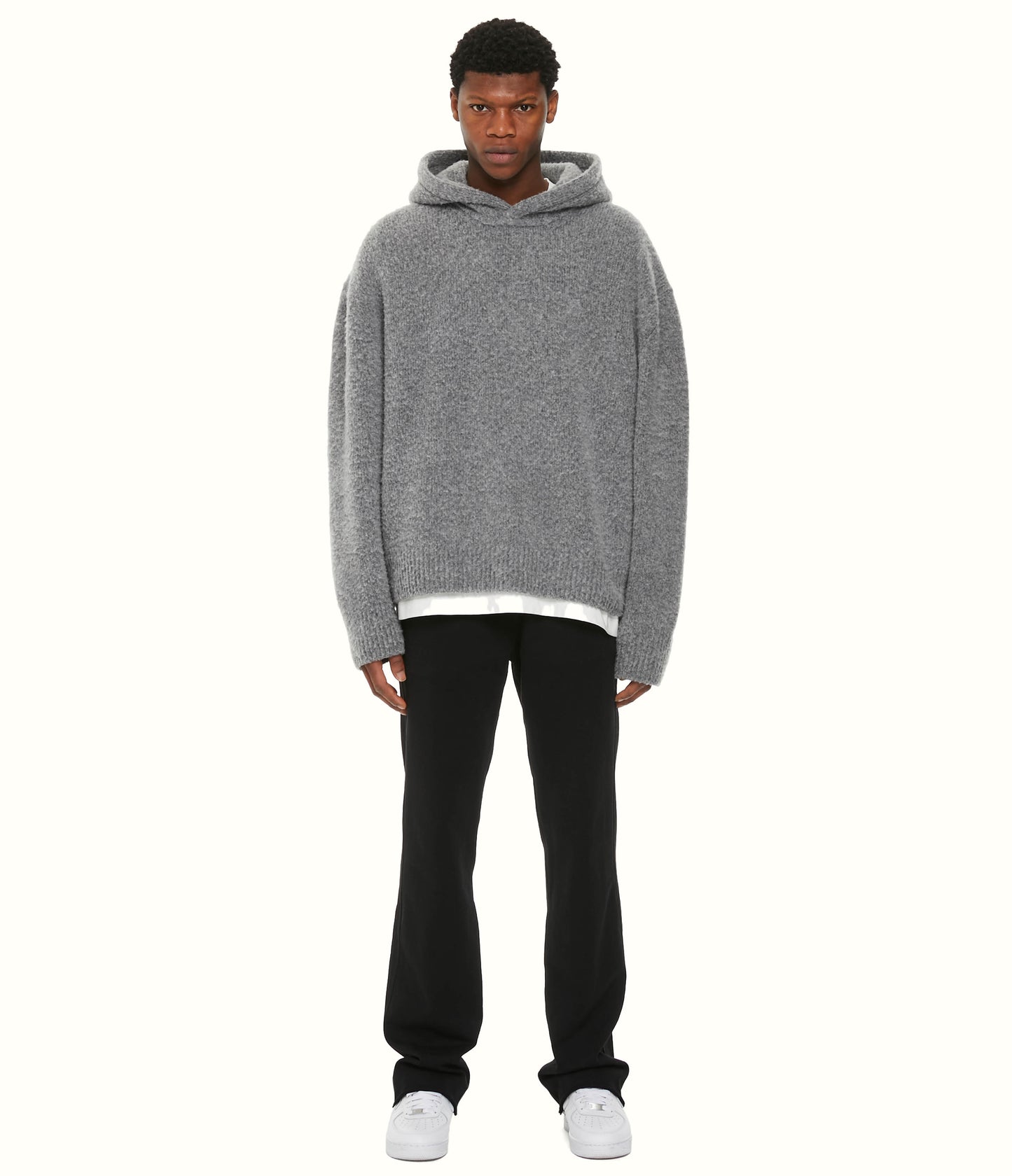 KNIT HOODIE