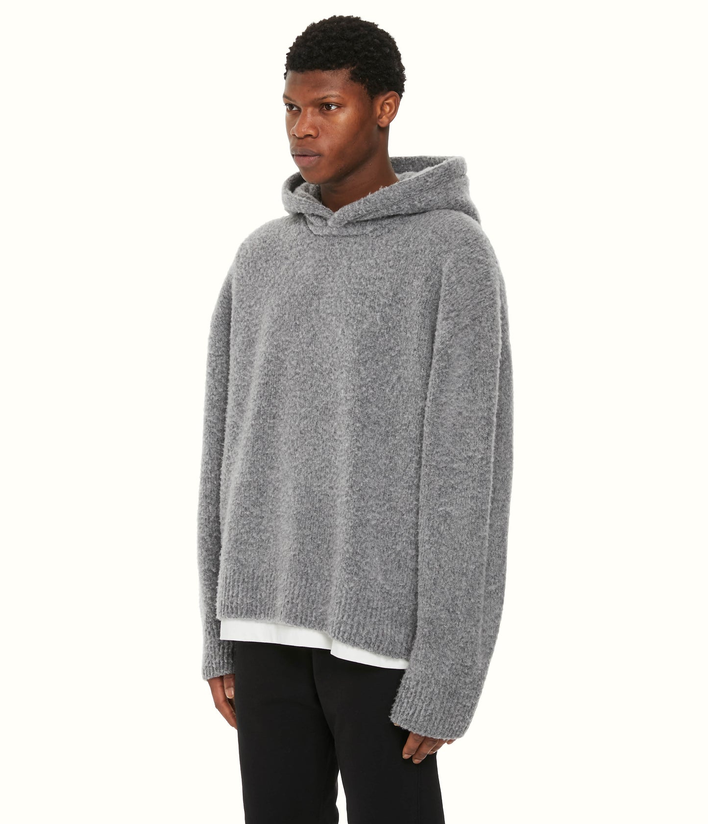KNIT HOODIE