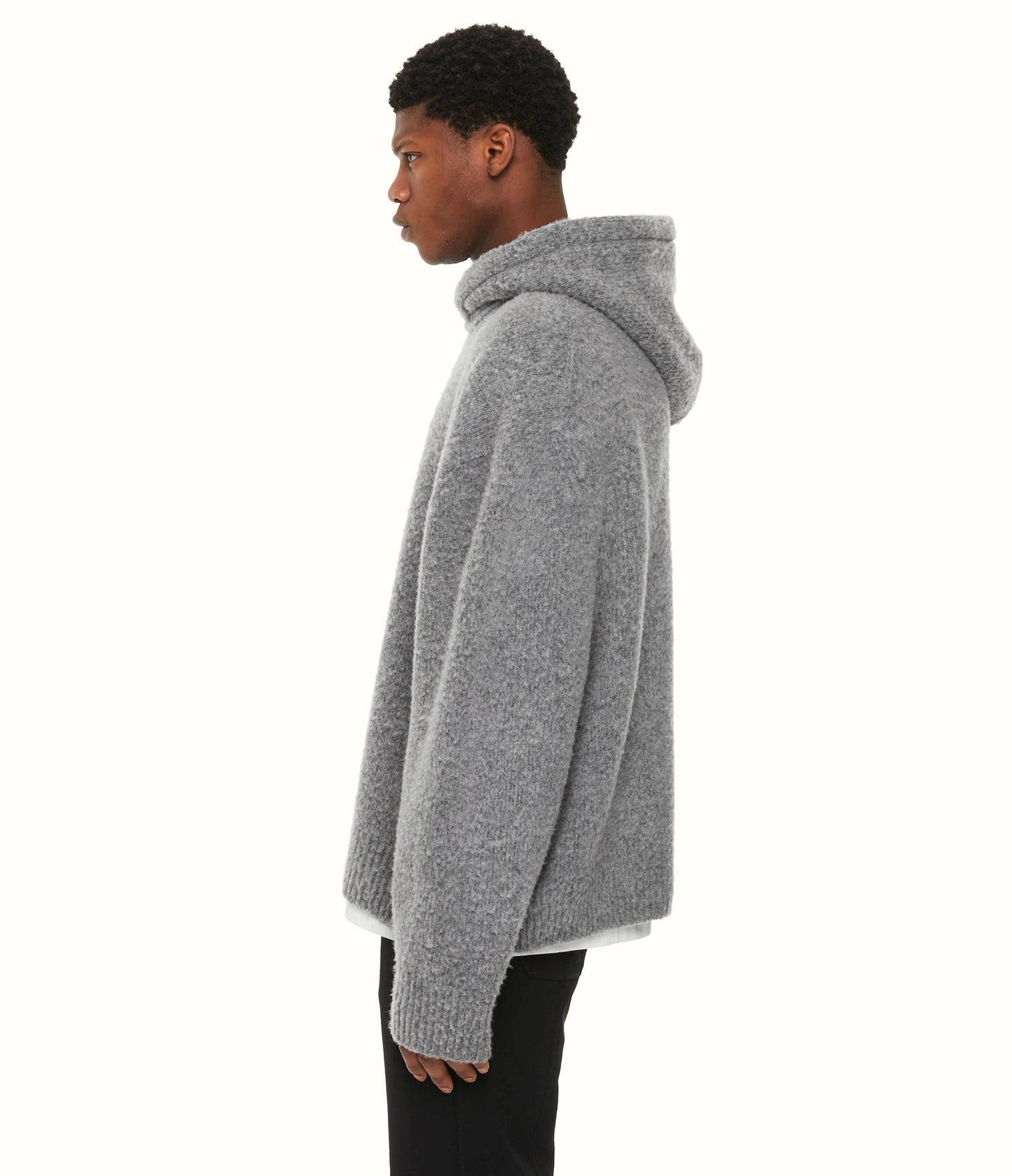 KNIT HOODIE