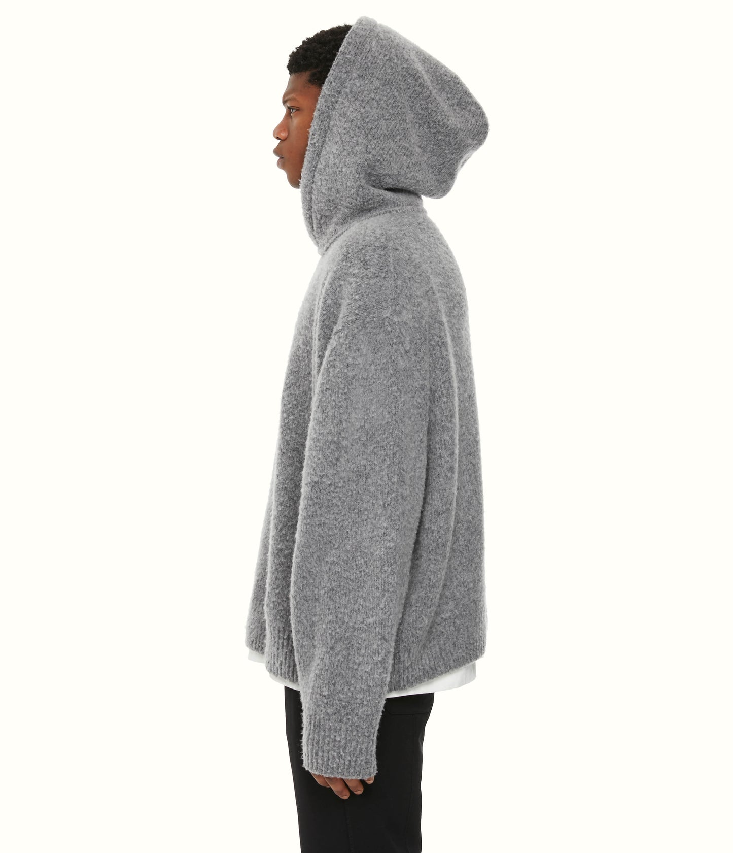 KNIT HOODIE