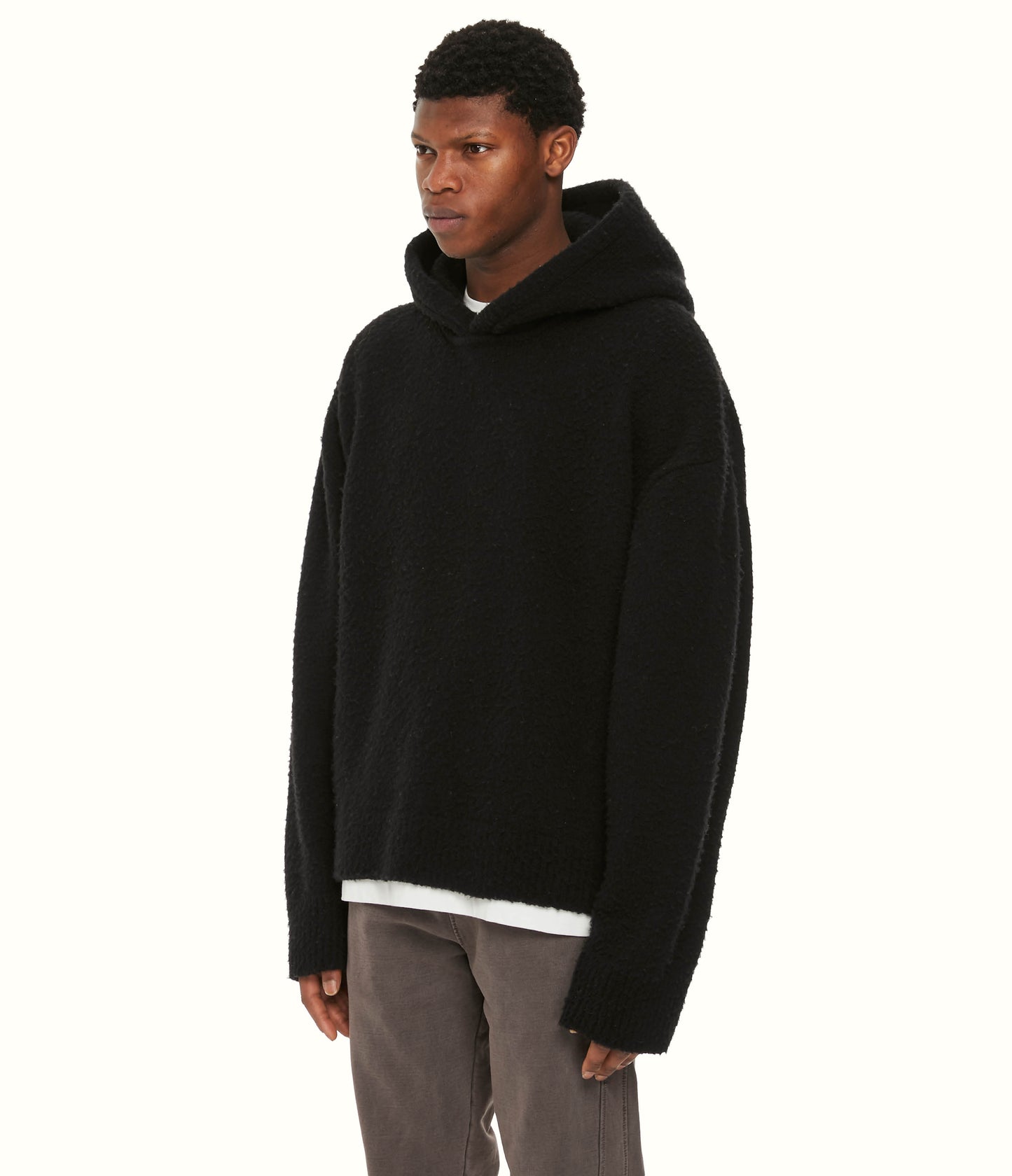 KNIT HOODIE