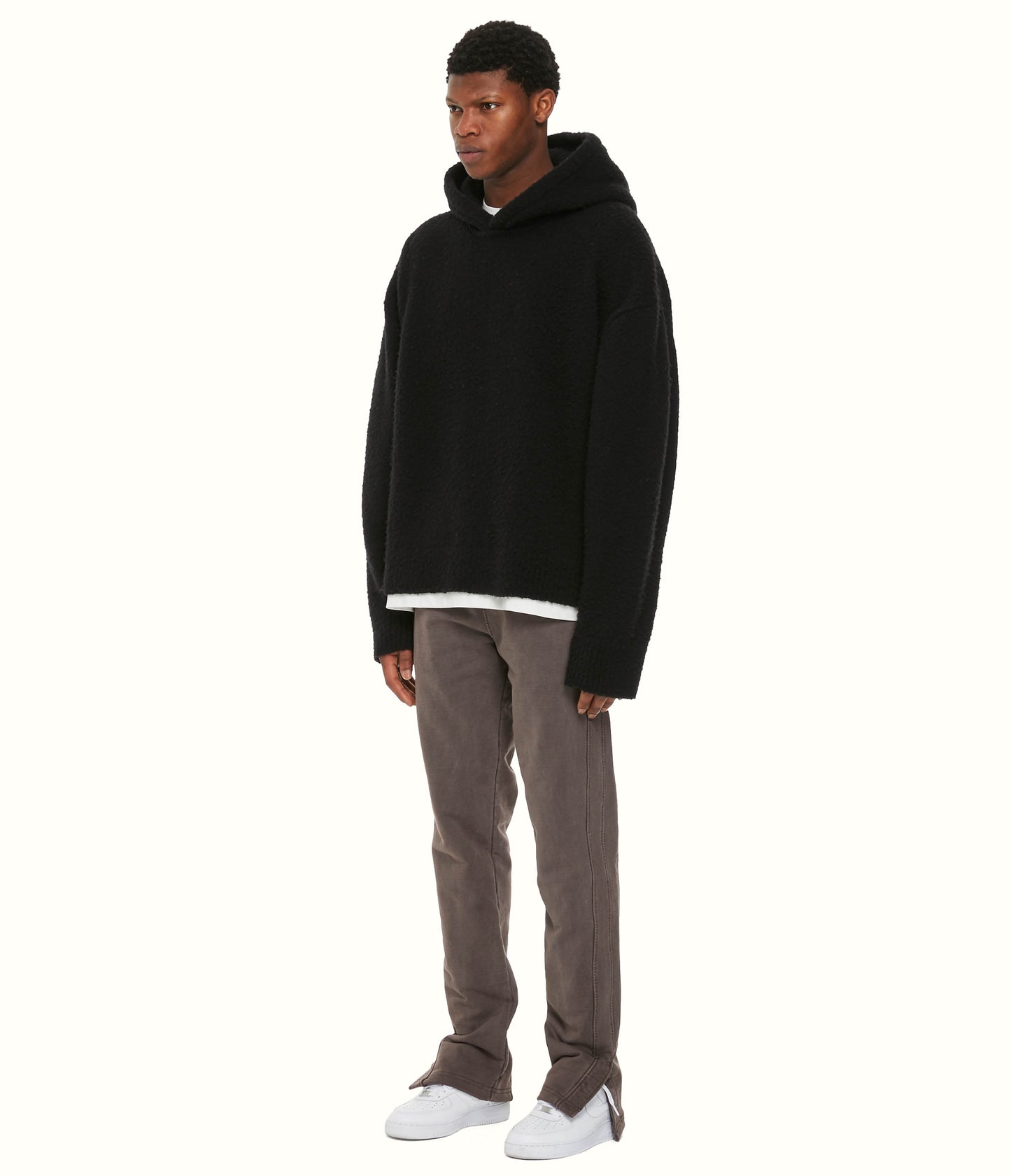 KNIT HOODIE