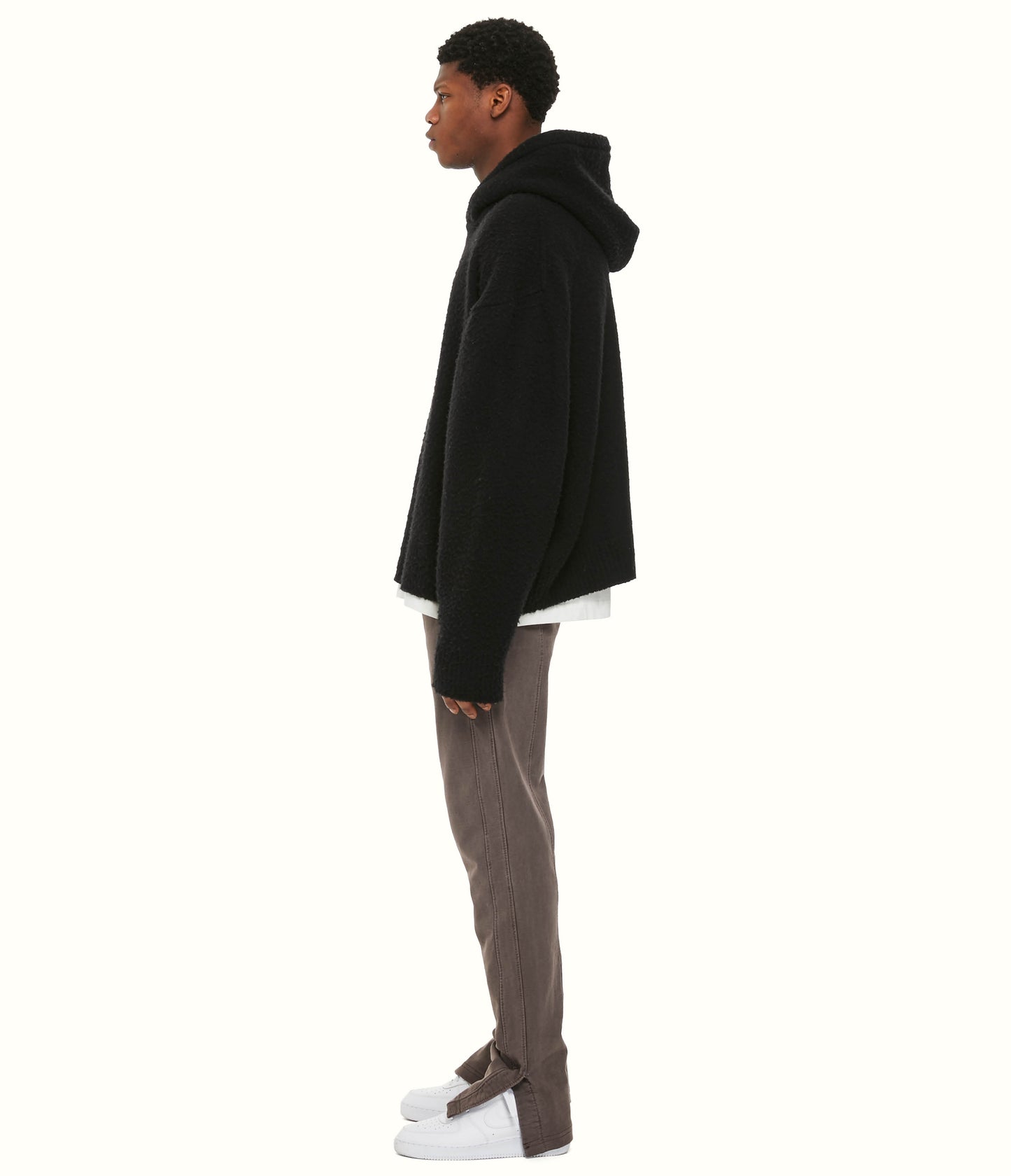 KNIT HOODIE