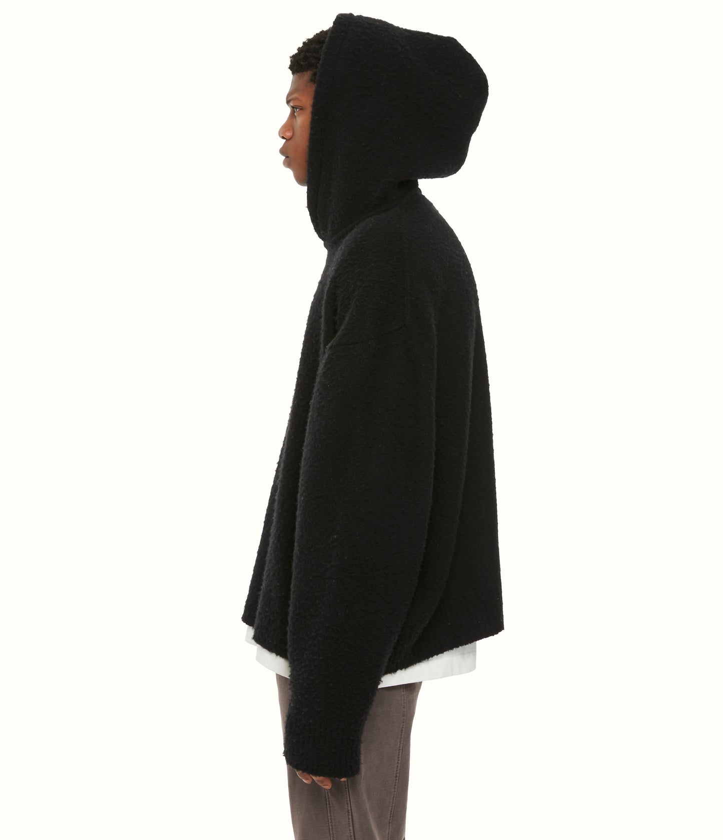 KNIT HOODIE