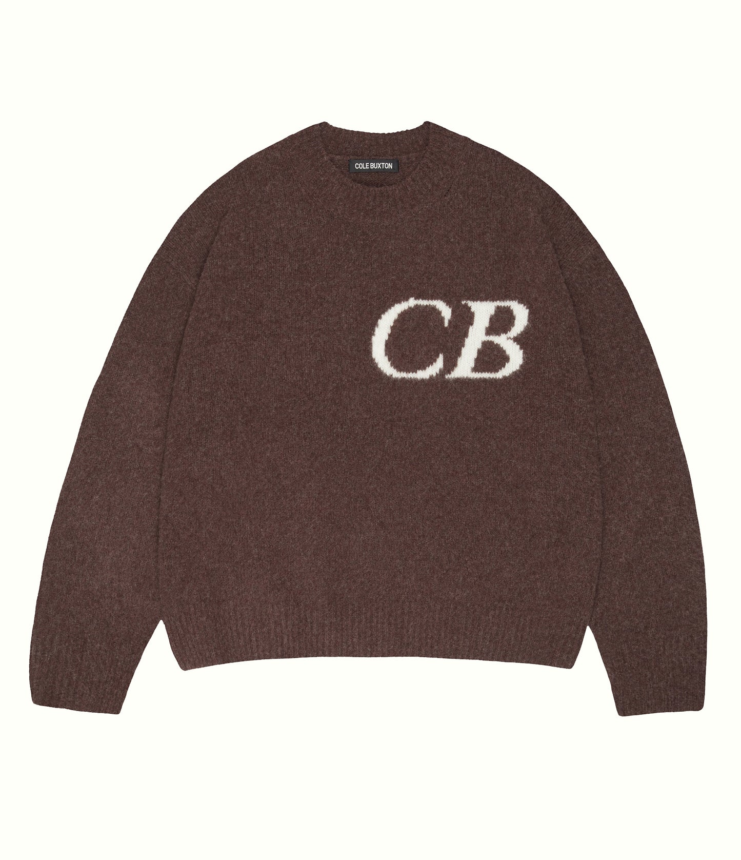 CB LOGO KNIT SWEATER