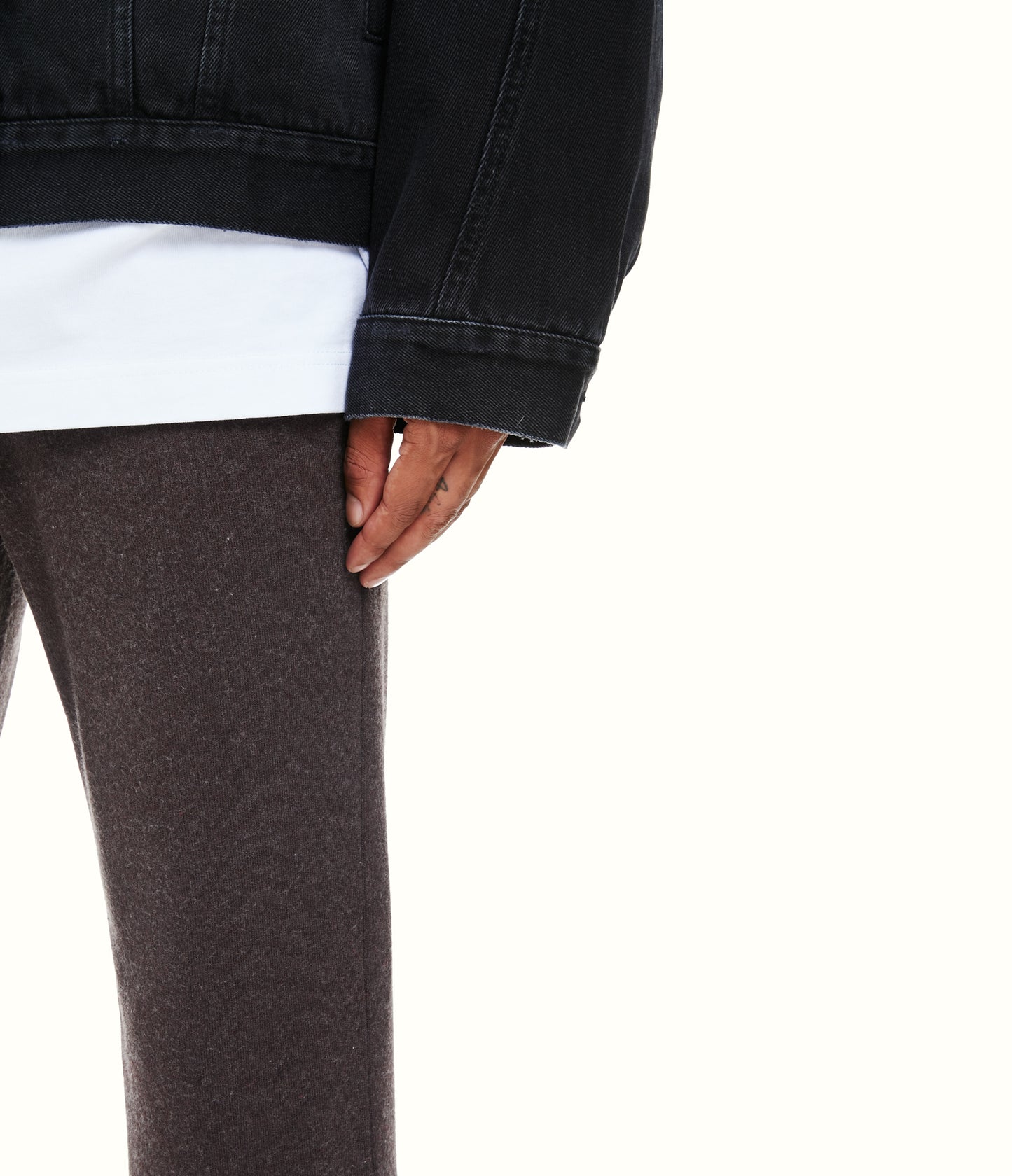 WOOL TRACK PANTS
