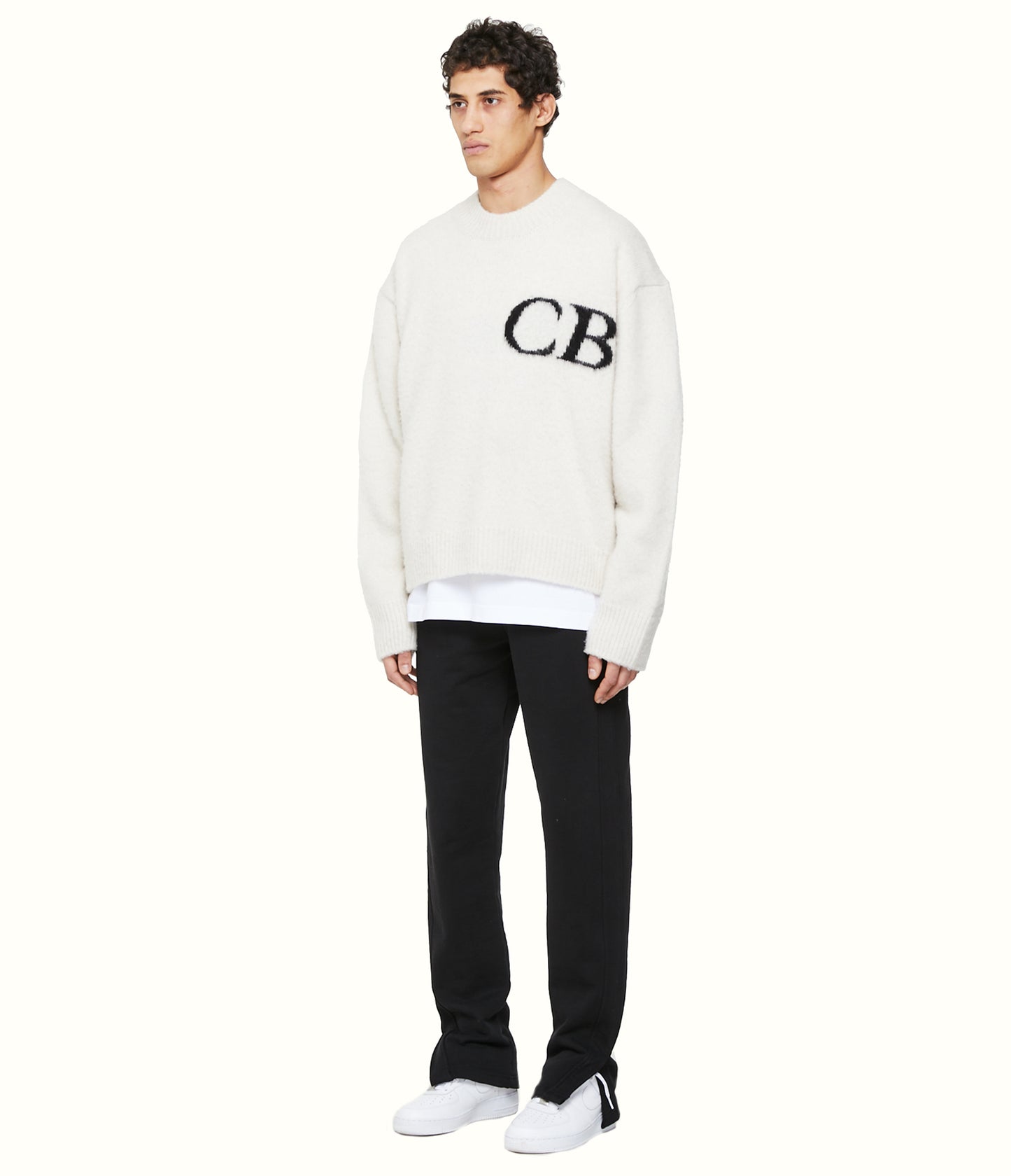 CB LOGO KNIT SWEATER