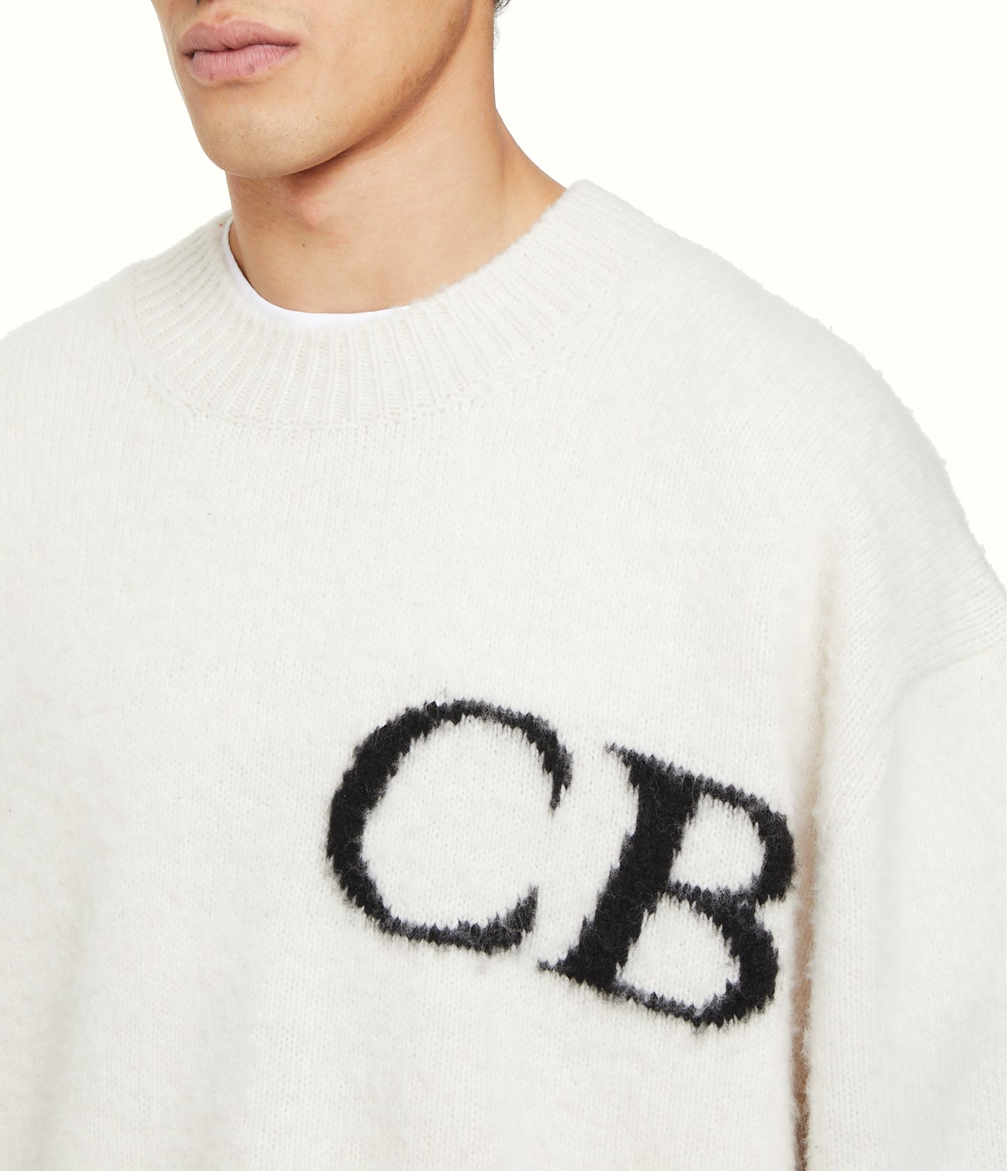 CB LOGO KNIT SWEATER