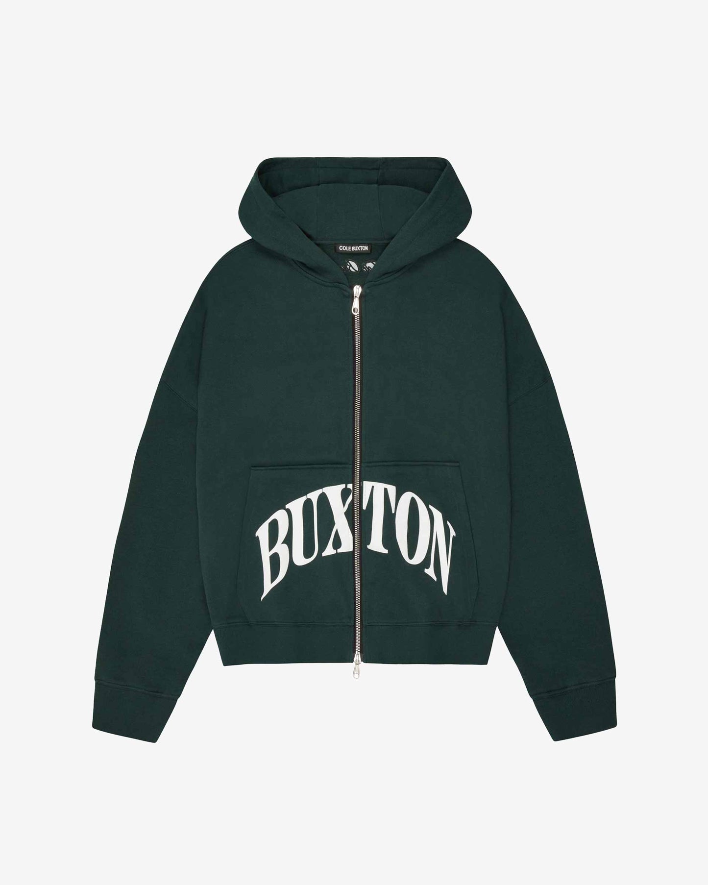CB CROPPED LOGO ZIP HOODIE - V.01