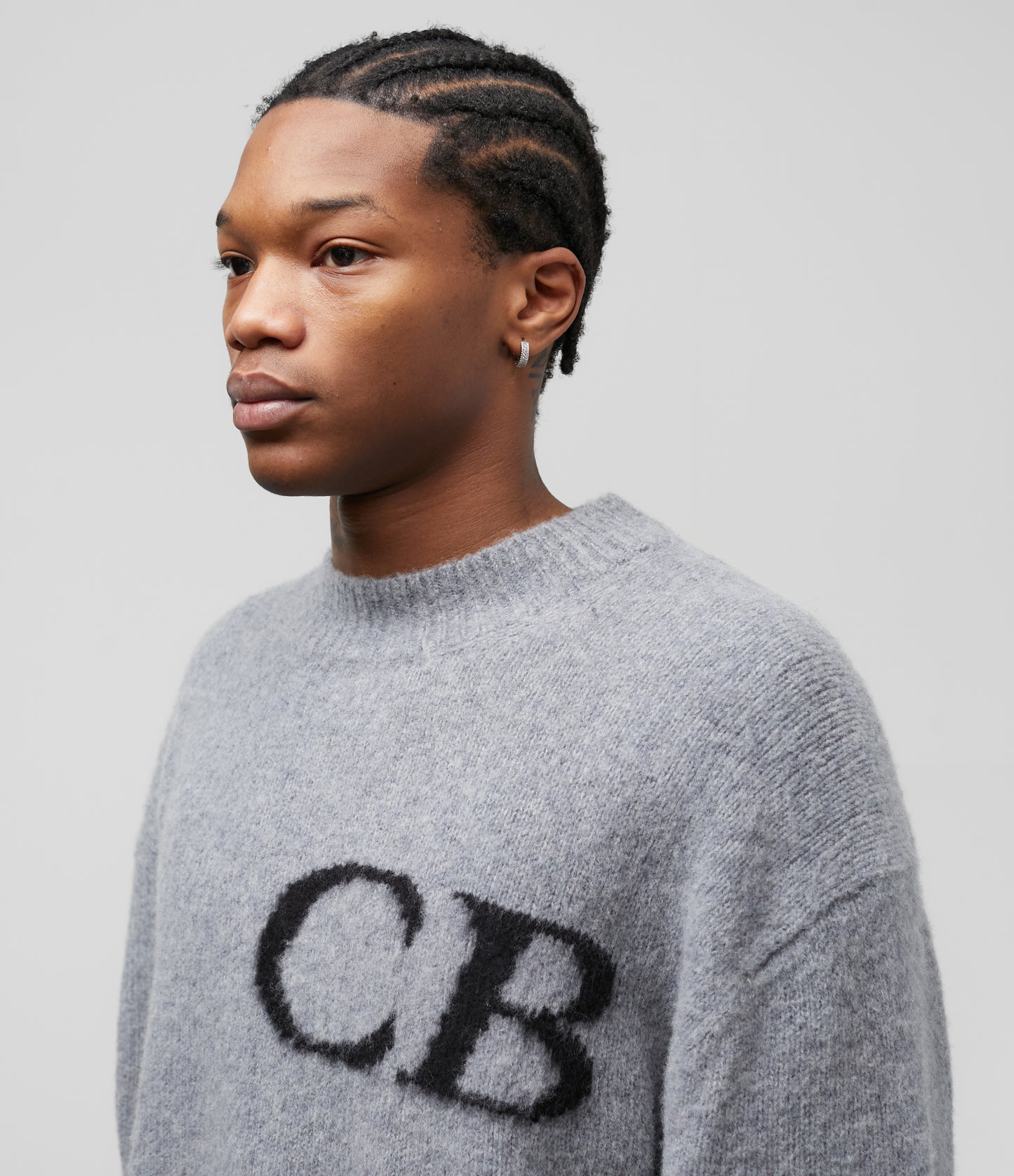 CB LOGO KNIT SWEATER