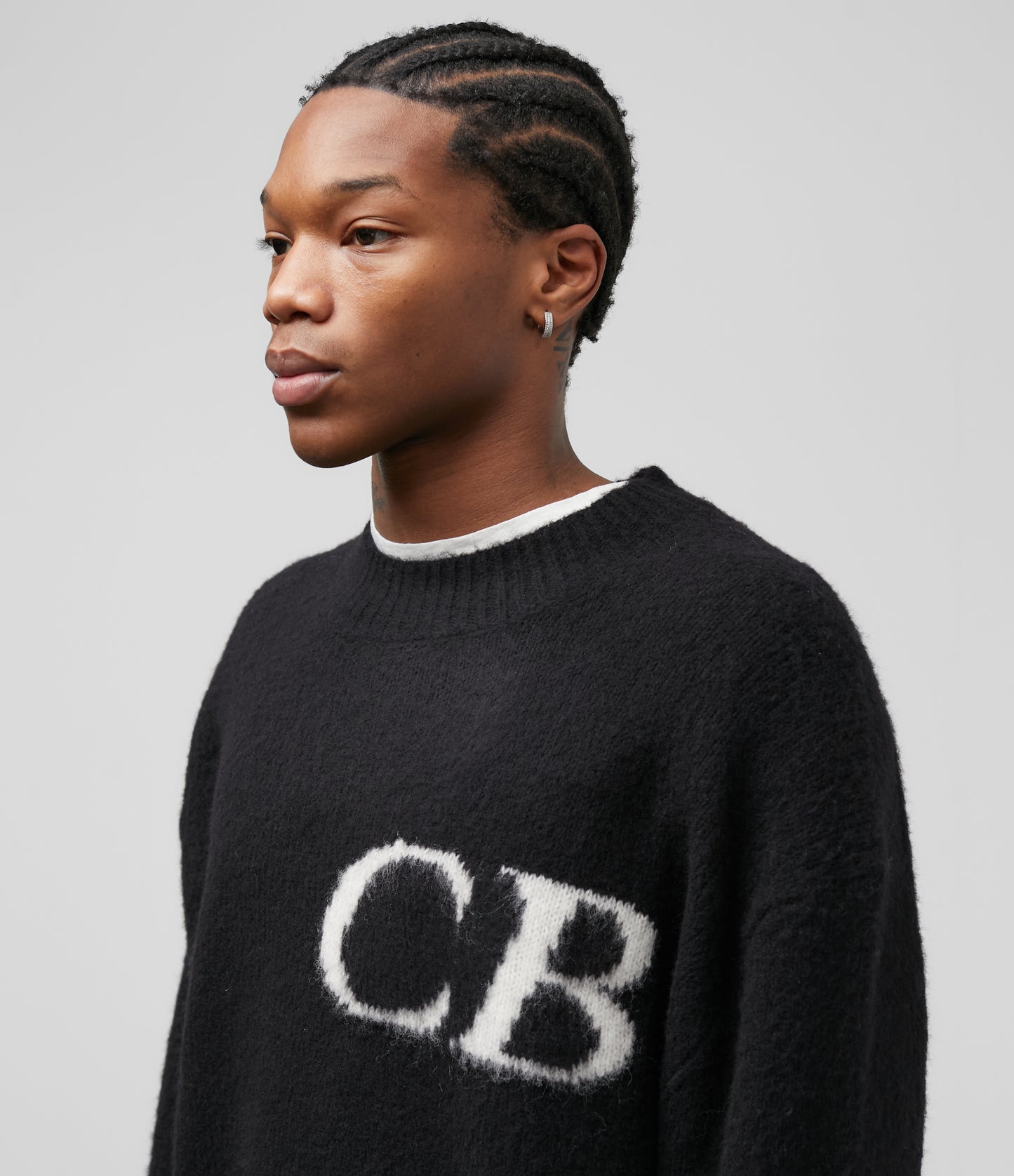 CB LOGO KNIT SWEATER