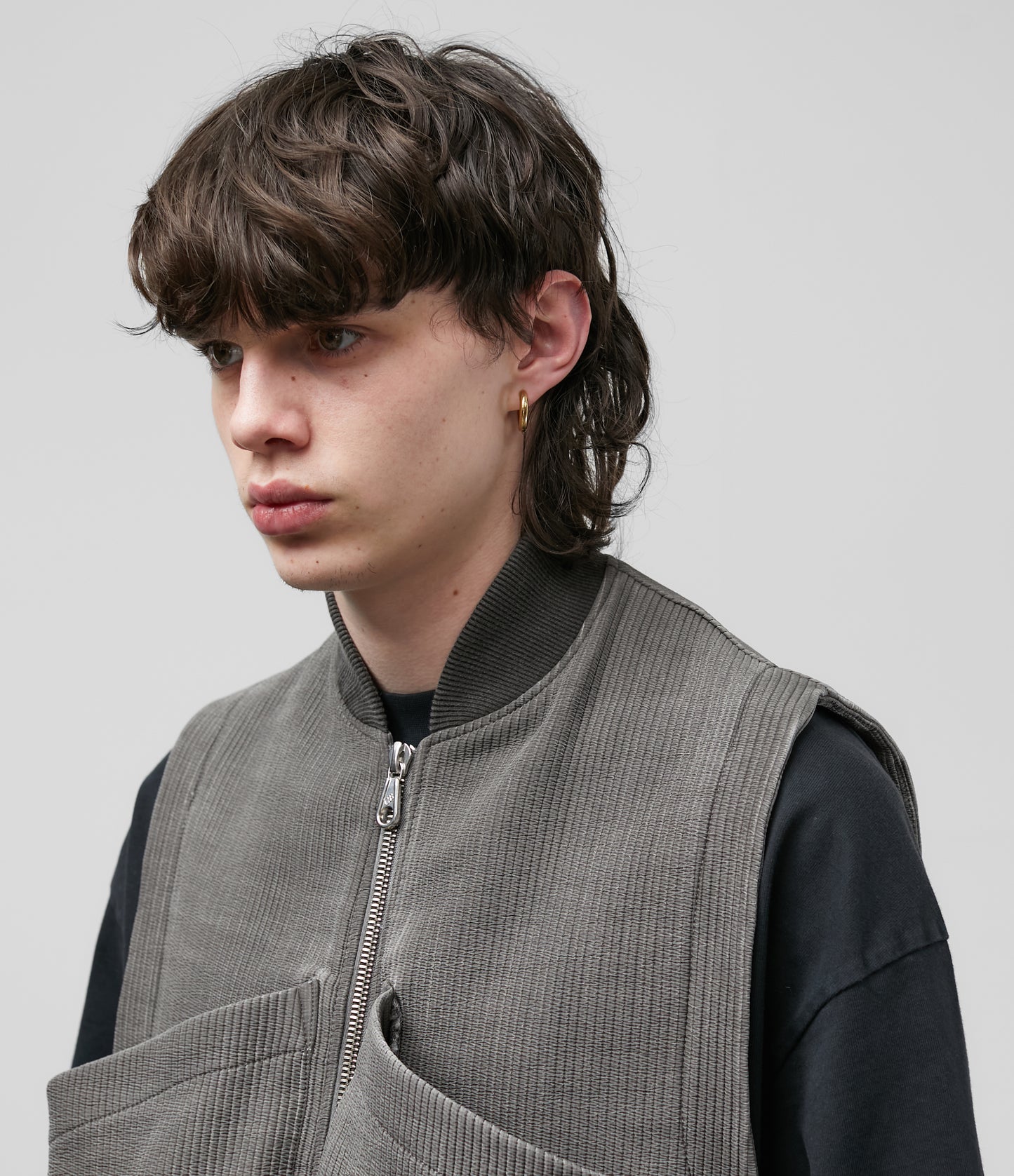 QUILTED NYLON VEST