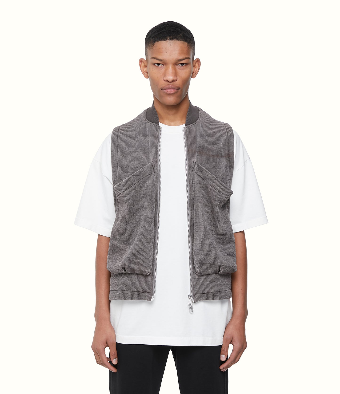 QUILTED NYLON VEST