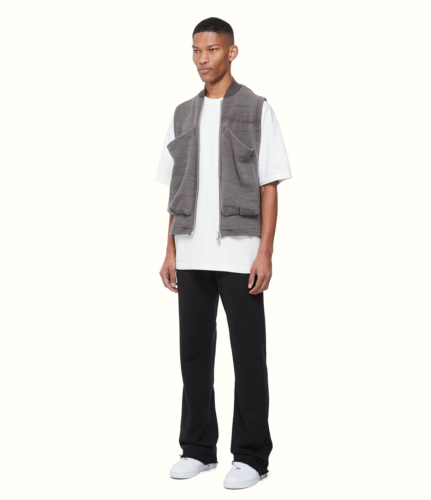 QUILTED NYLON VEST