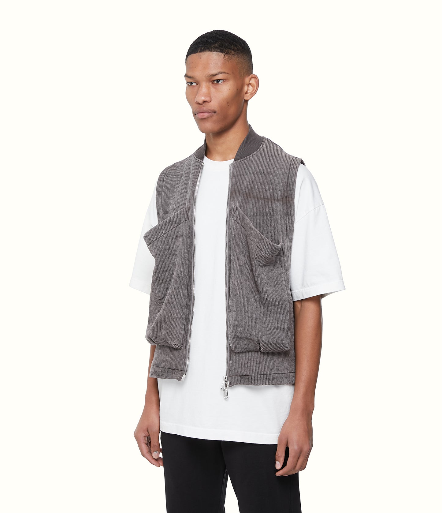 QUILTED NYLON VEST