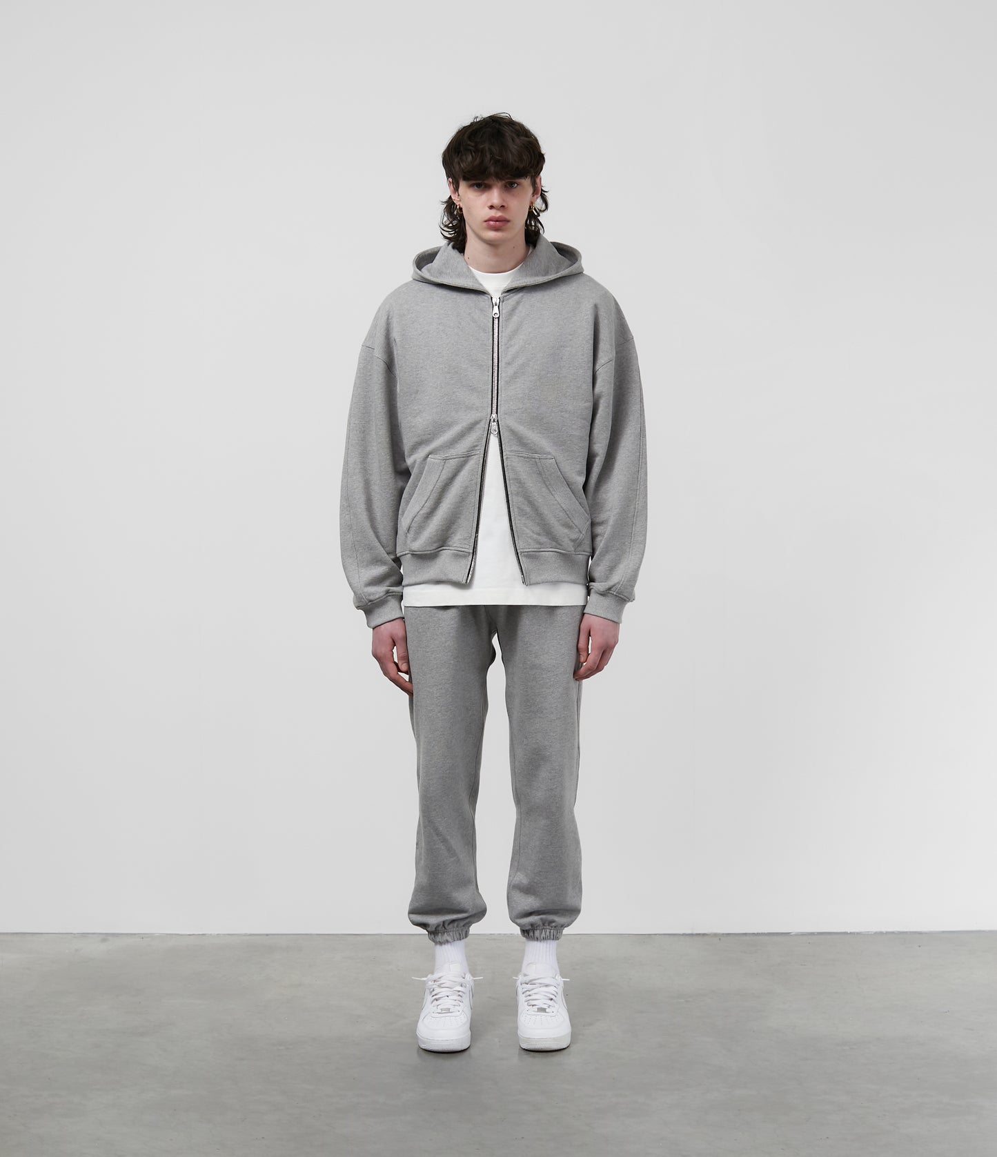 ZIPPED HOODIE