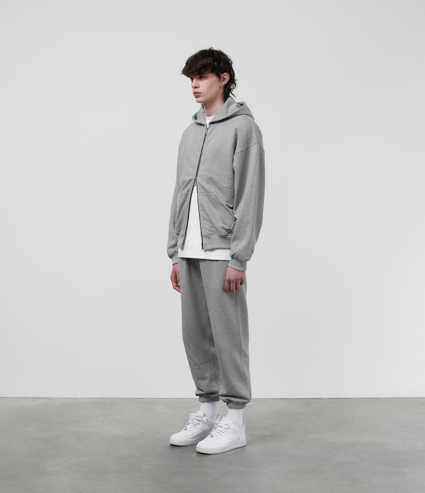 ZIPPED HOODIE