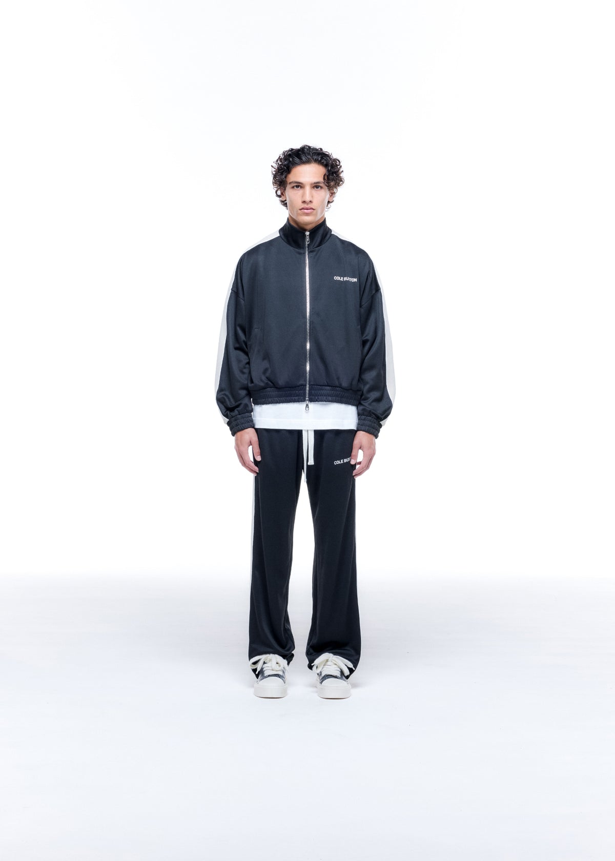 CONTRAST TAPE TRACK JACKET