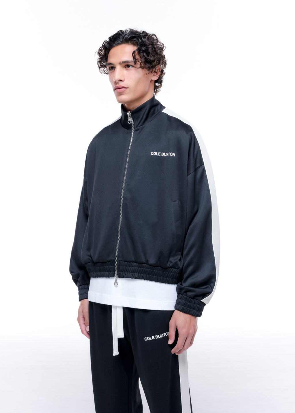 CONTRAST TAPE TRACK JACKET