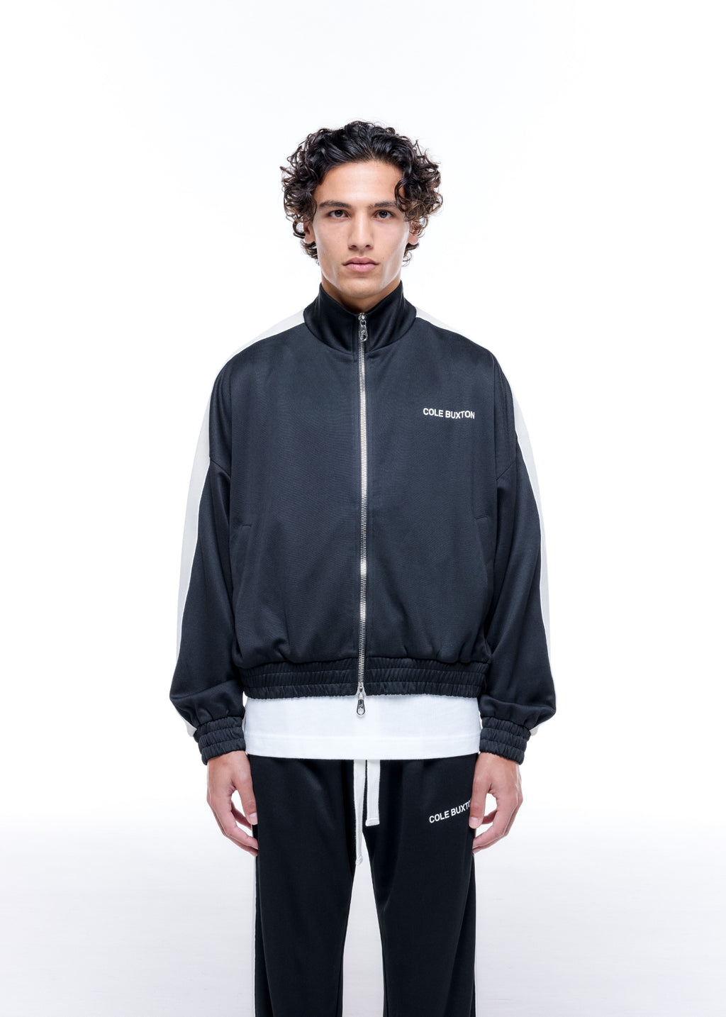 CONTRAST TAPE TRACK JACKET