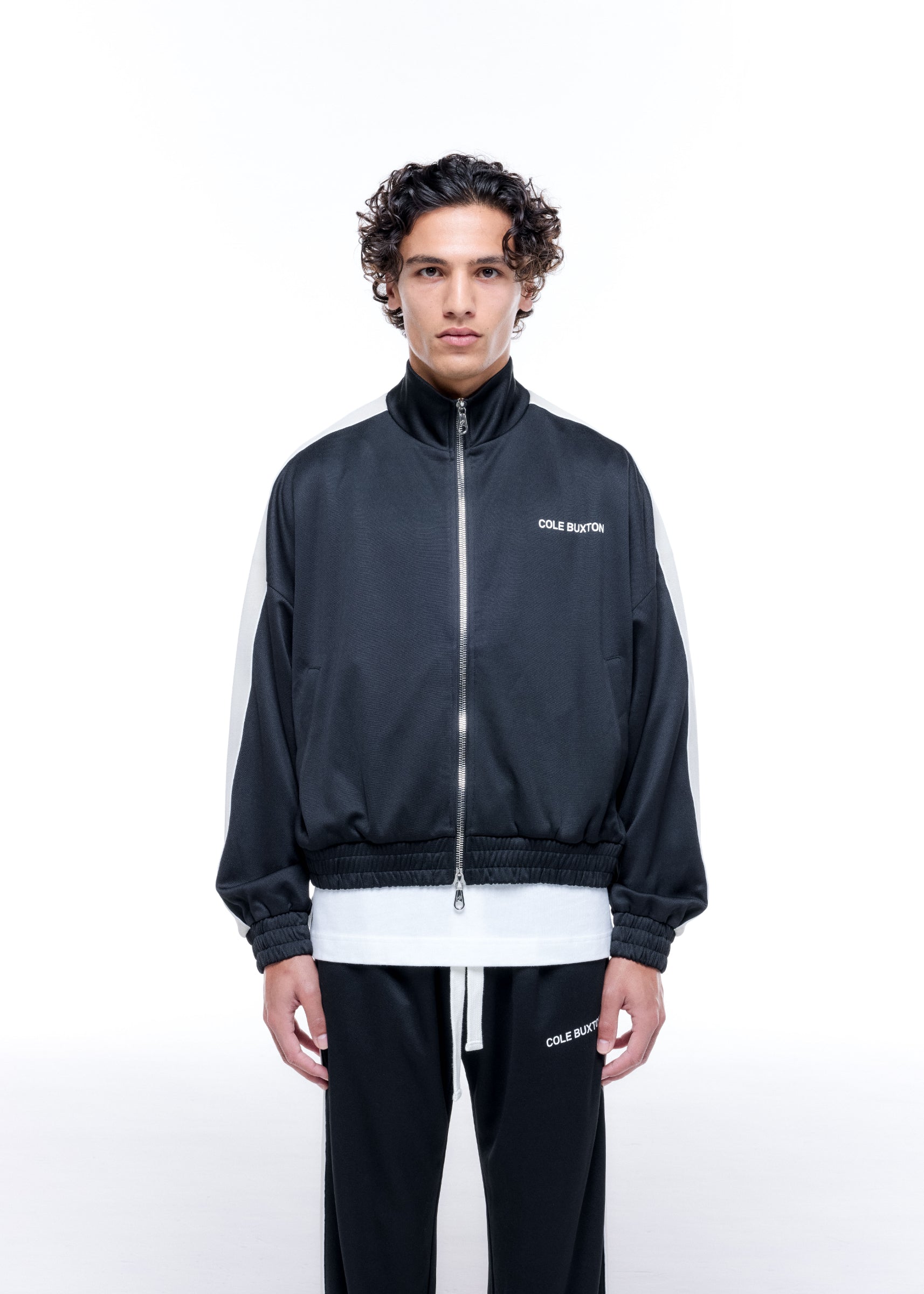 CONTRAST TAPE TRACK JACKET
