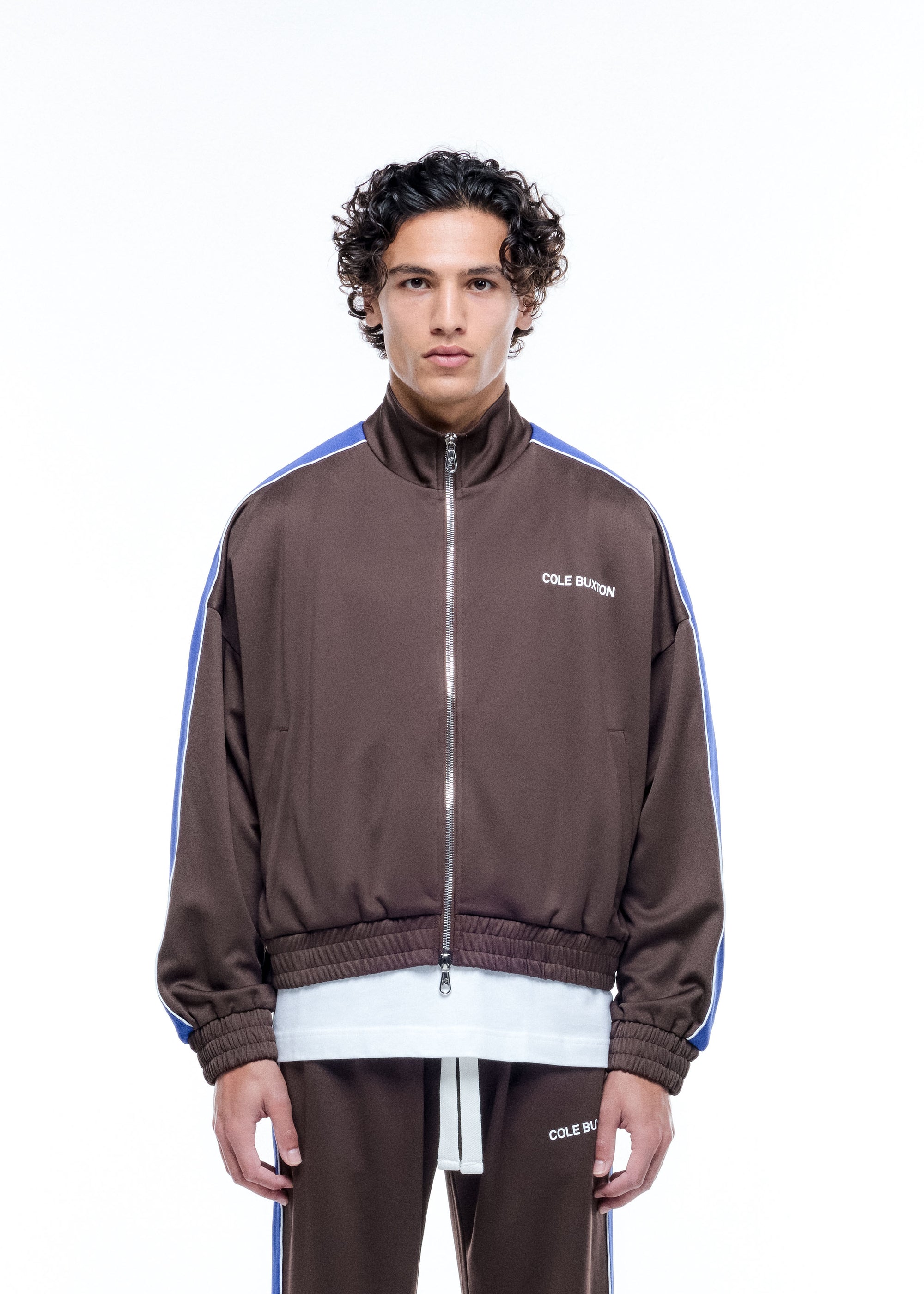 CONTRAST TAPE TRACK JACKET