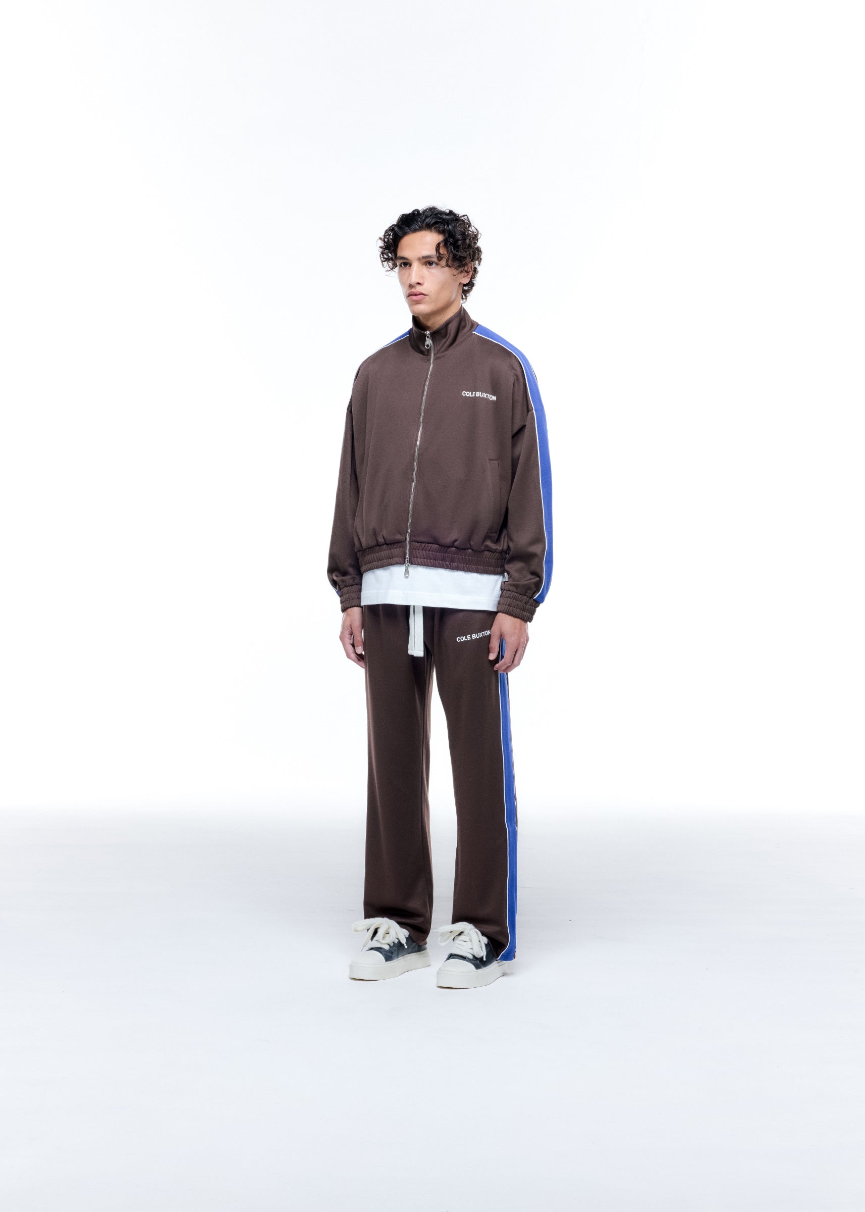 CONTRAST TAPE TRACK JACKET