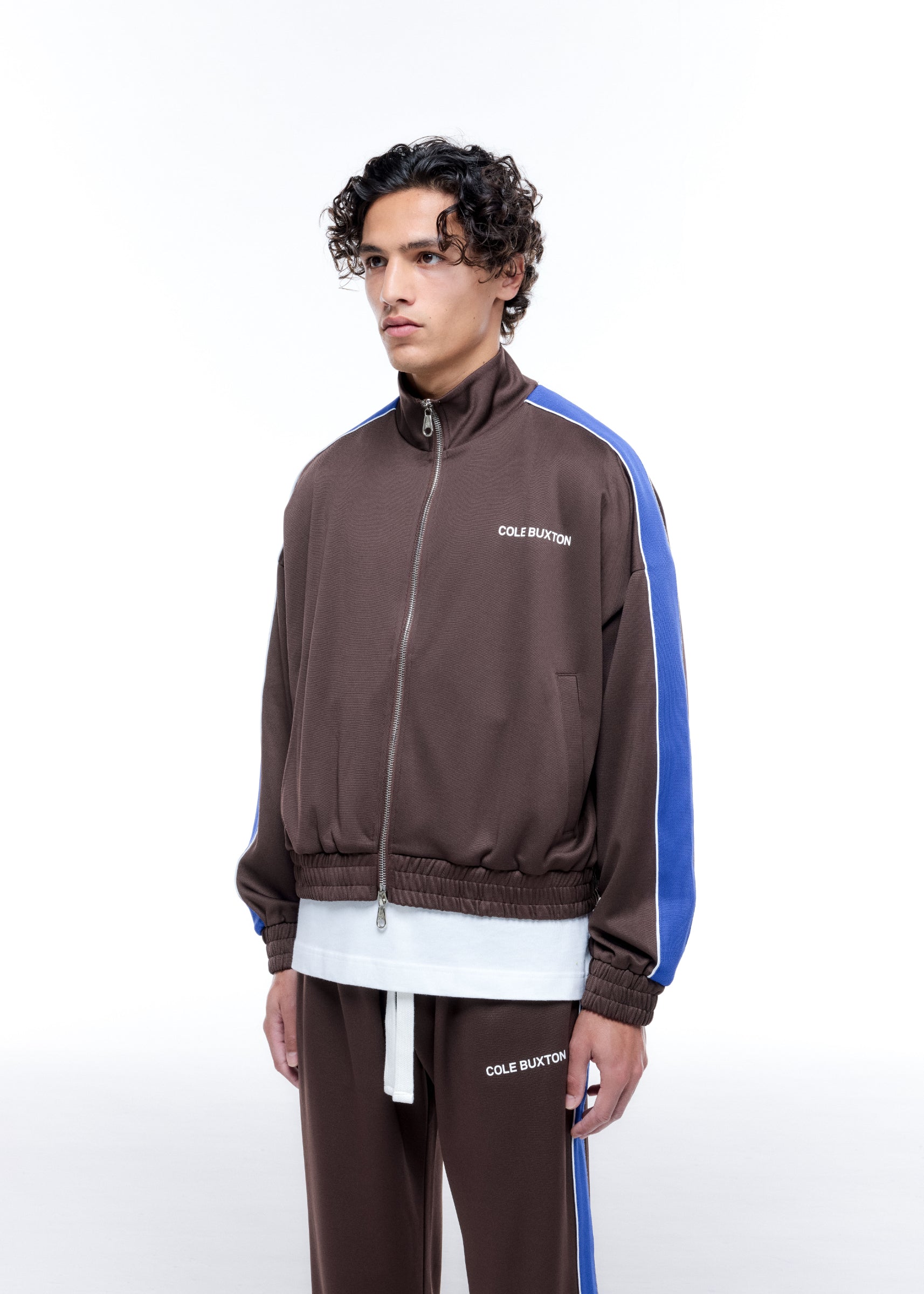 CONTRAST TAPE TRACK JACKET