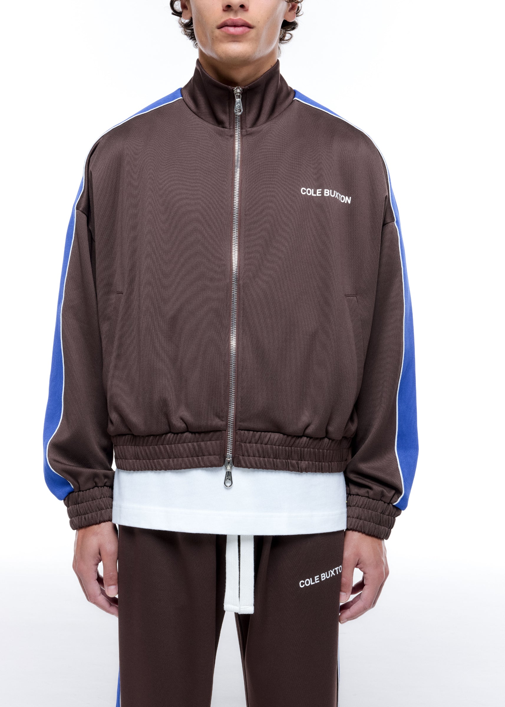 CONTRAST TAPE TRACK JACKET
