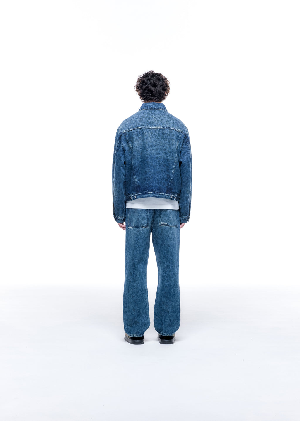 LEOPARD PRINT DENIM JACKET