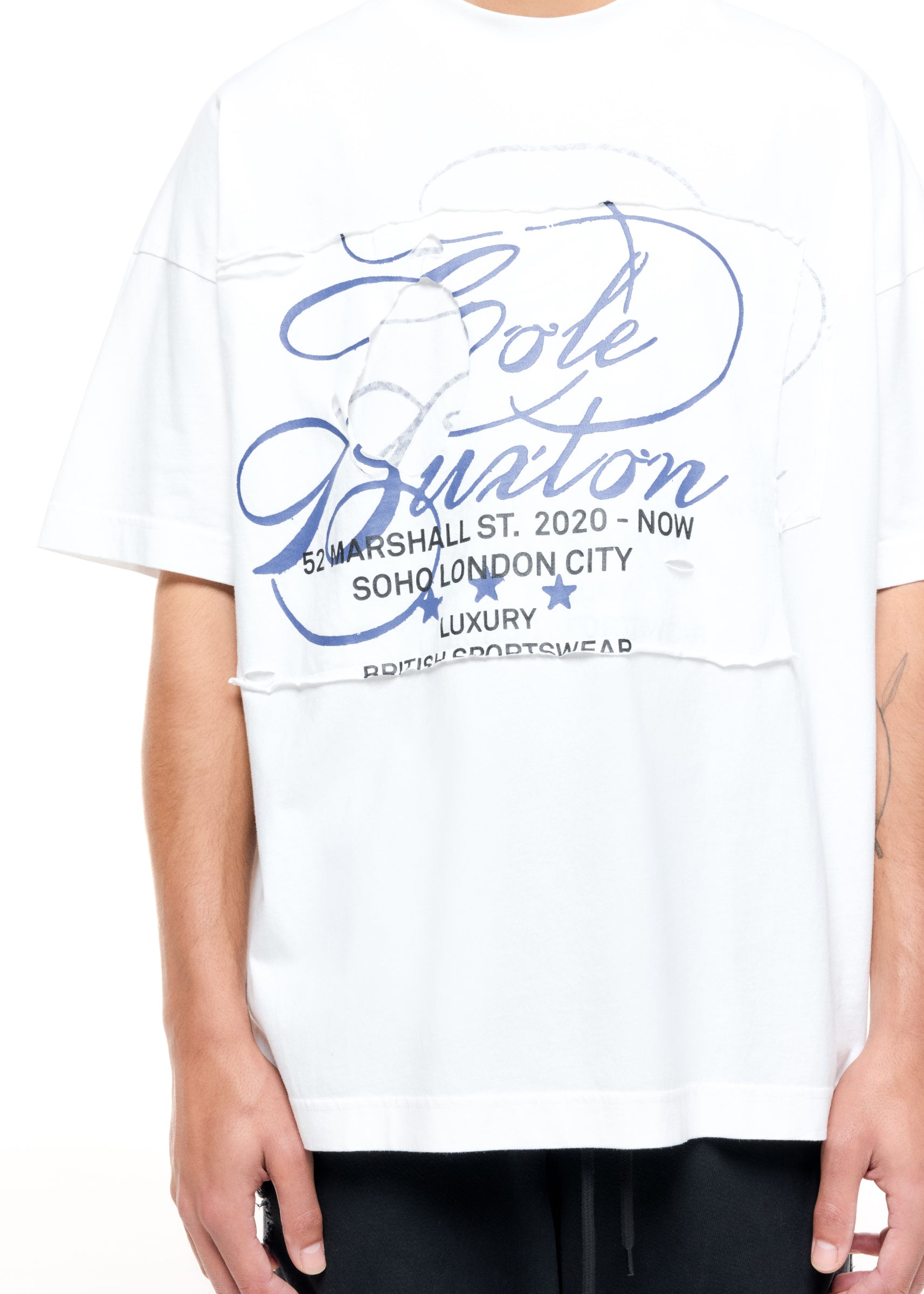 DISTRESSED POCKET T-SHIRT