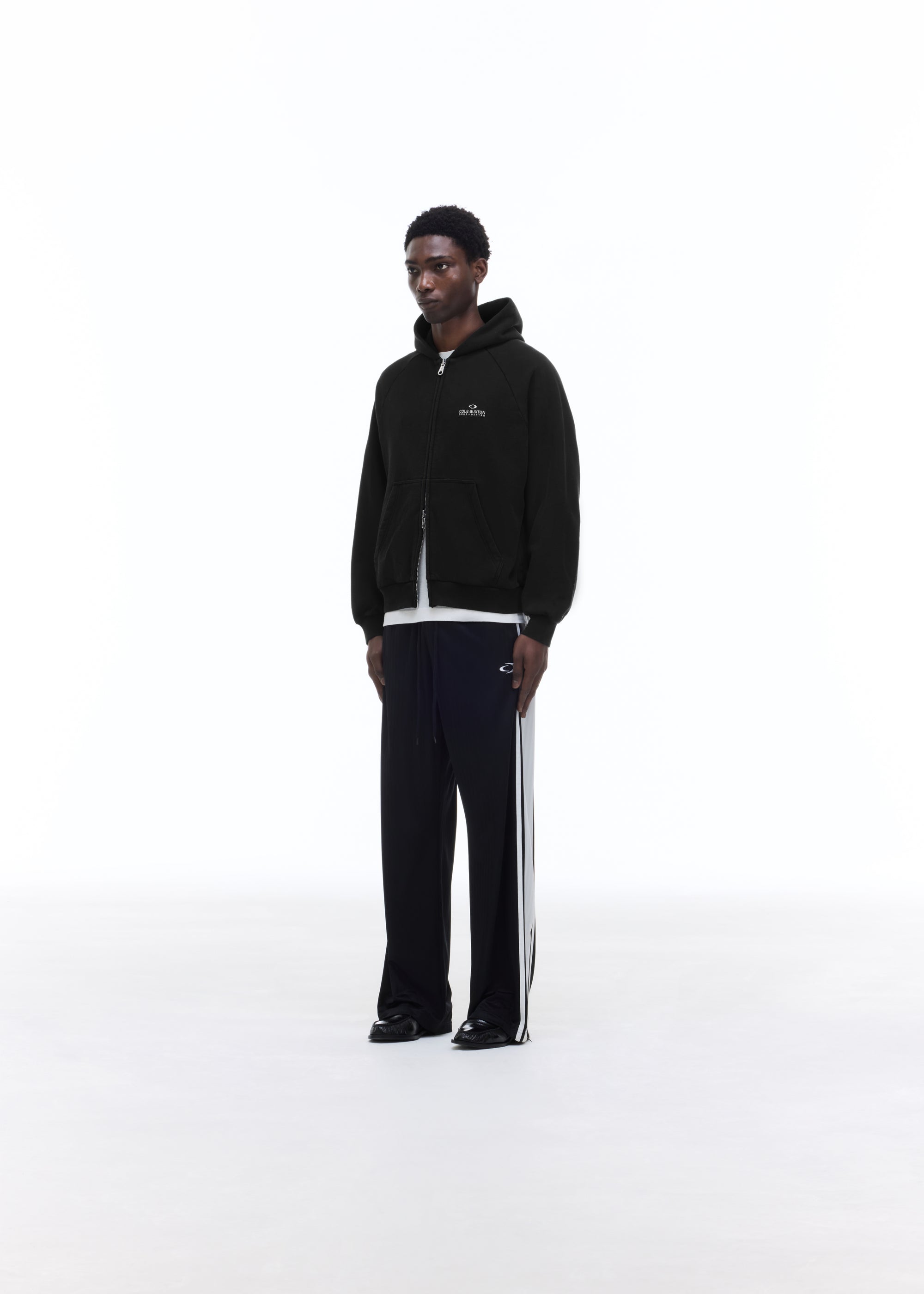 D+D EMBLEM ZIPPED HOODIE