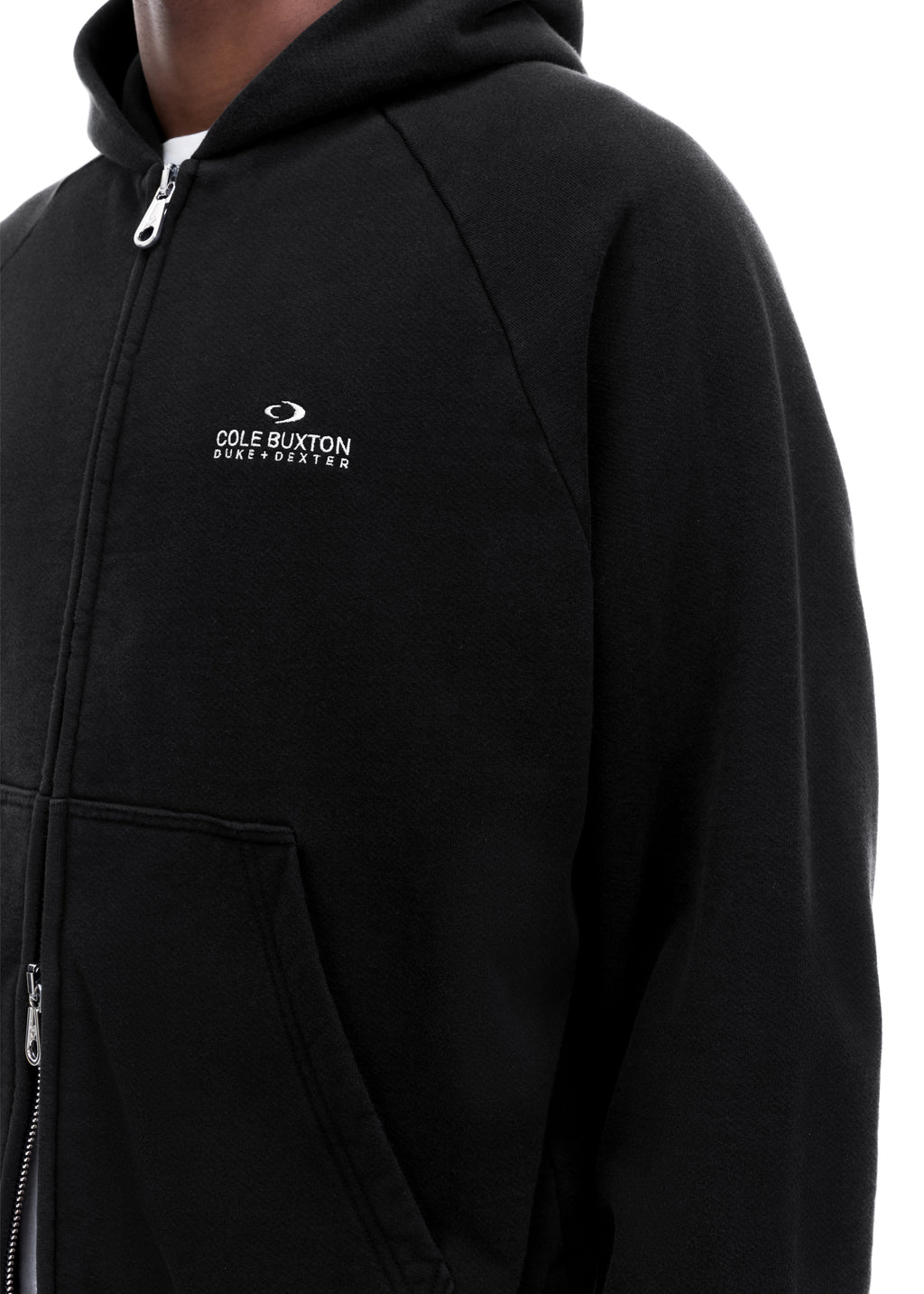 D+D EMBLEM ZIPPED HOODIE