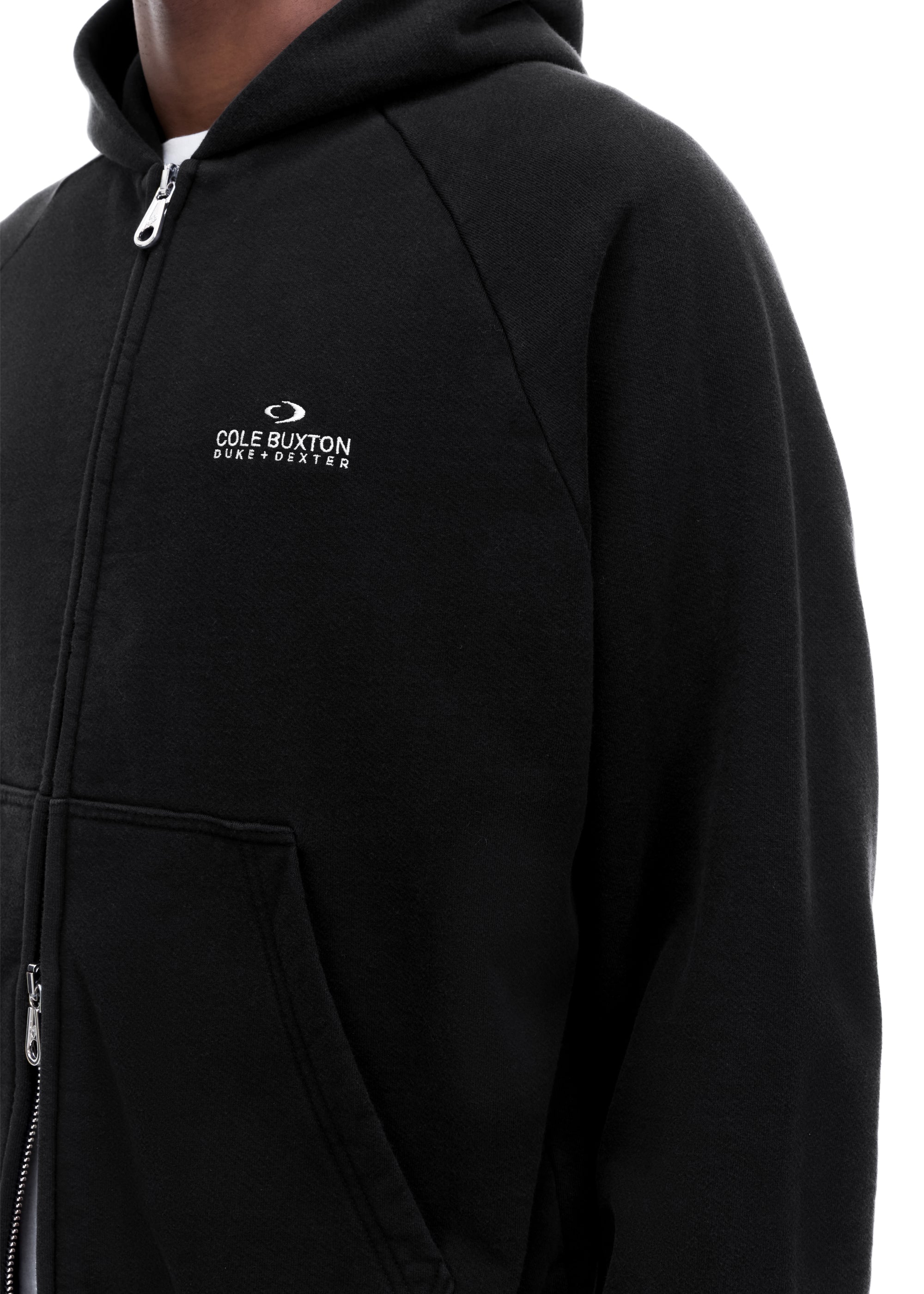 D+D EMBLEM ZIPPED HOODIE