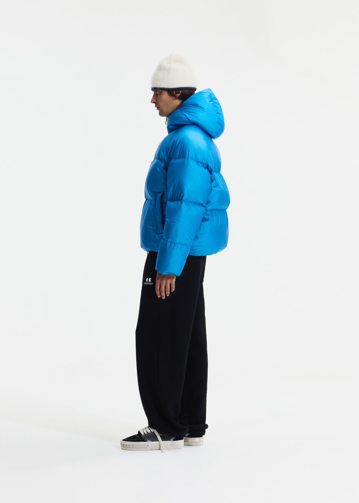 TRANSLUCENT HOODED DOWN JACKET