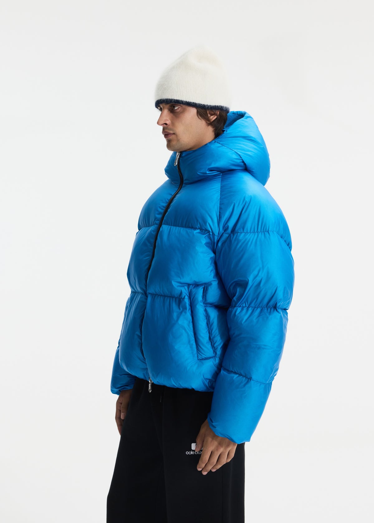 TRANSLUCENT HOODED DOWN JACKET
